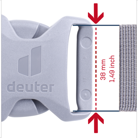 Rucksack Ersatzteil Schnalle S 38 mm
