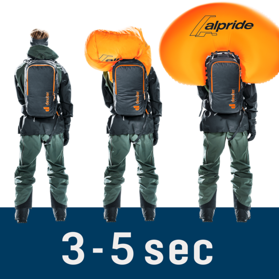 Lawinenrucksack Alproof Ride 18