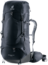 Trekkingrucksack Aircontact Lite 50 + 10 Schwarz
