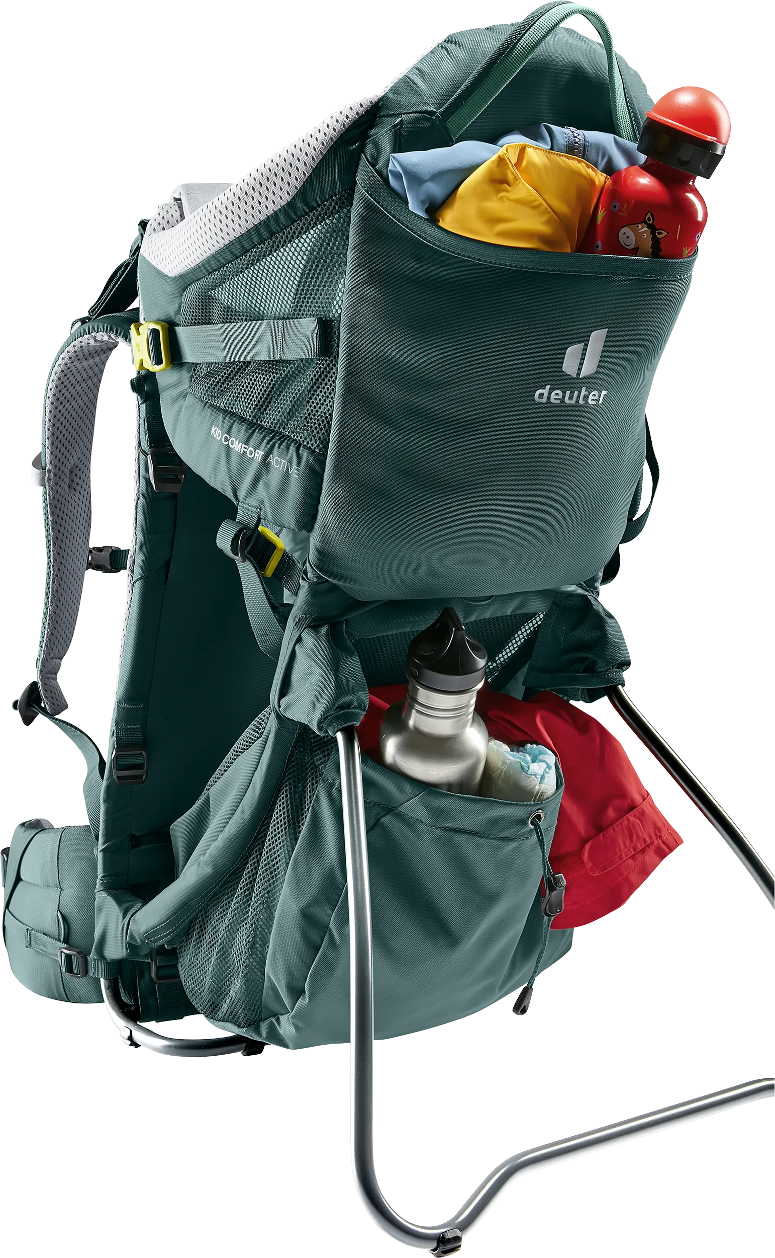 backpack, hiking, internal frame, hydration, mesh pocket