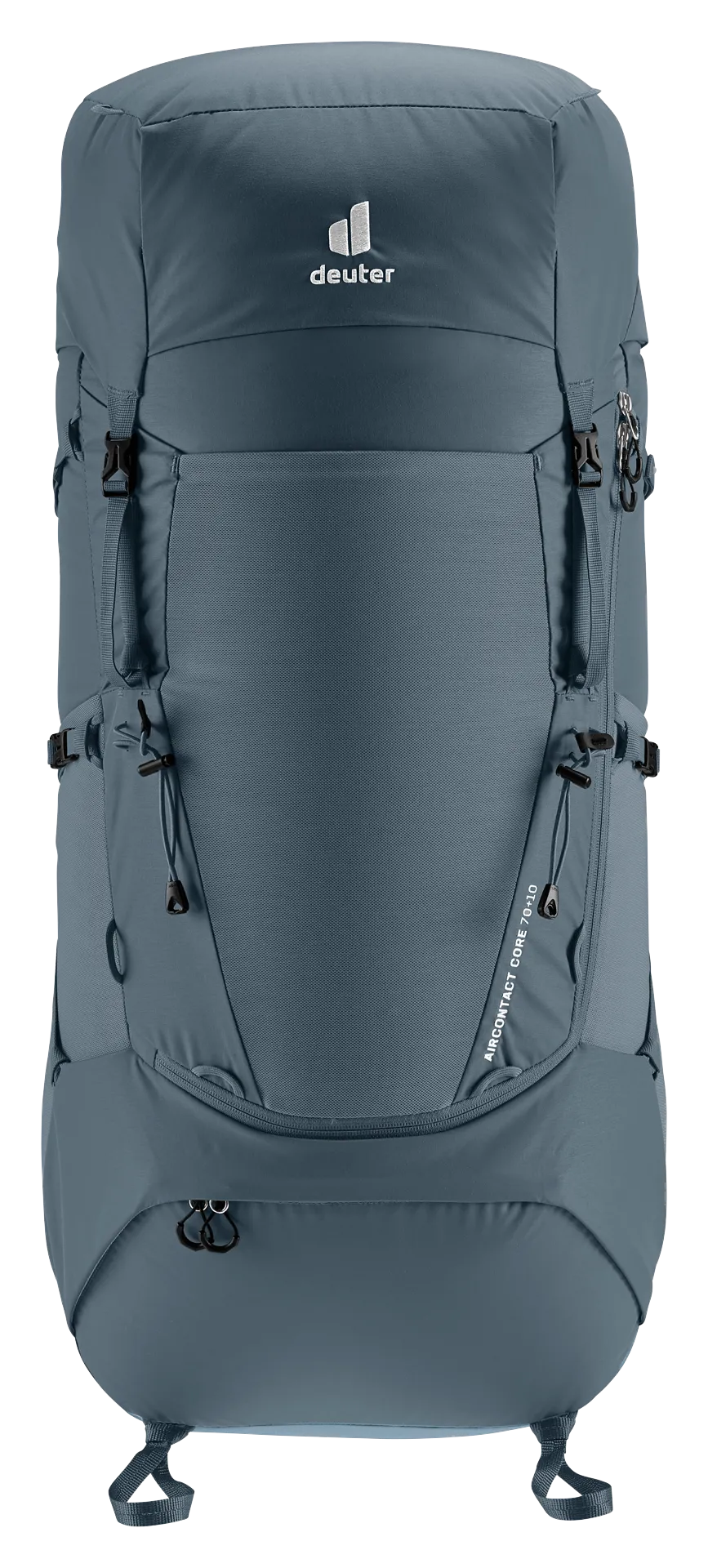 backpack, hiking, night-sky blue, external pockets, drawcord closure