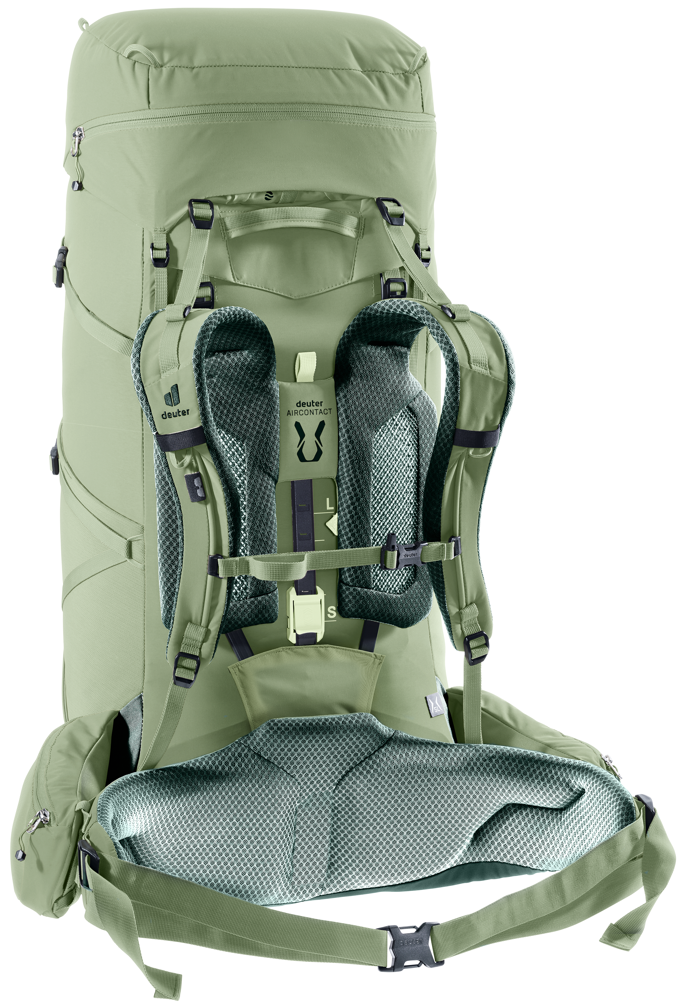 Aircontact Core 55+10 SL Aircontact Core 55+10 SL - Backpacking packs - grove ivy