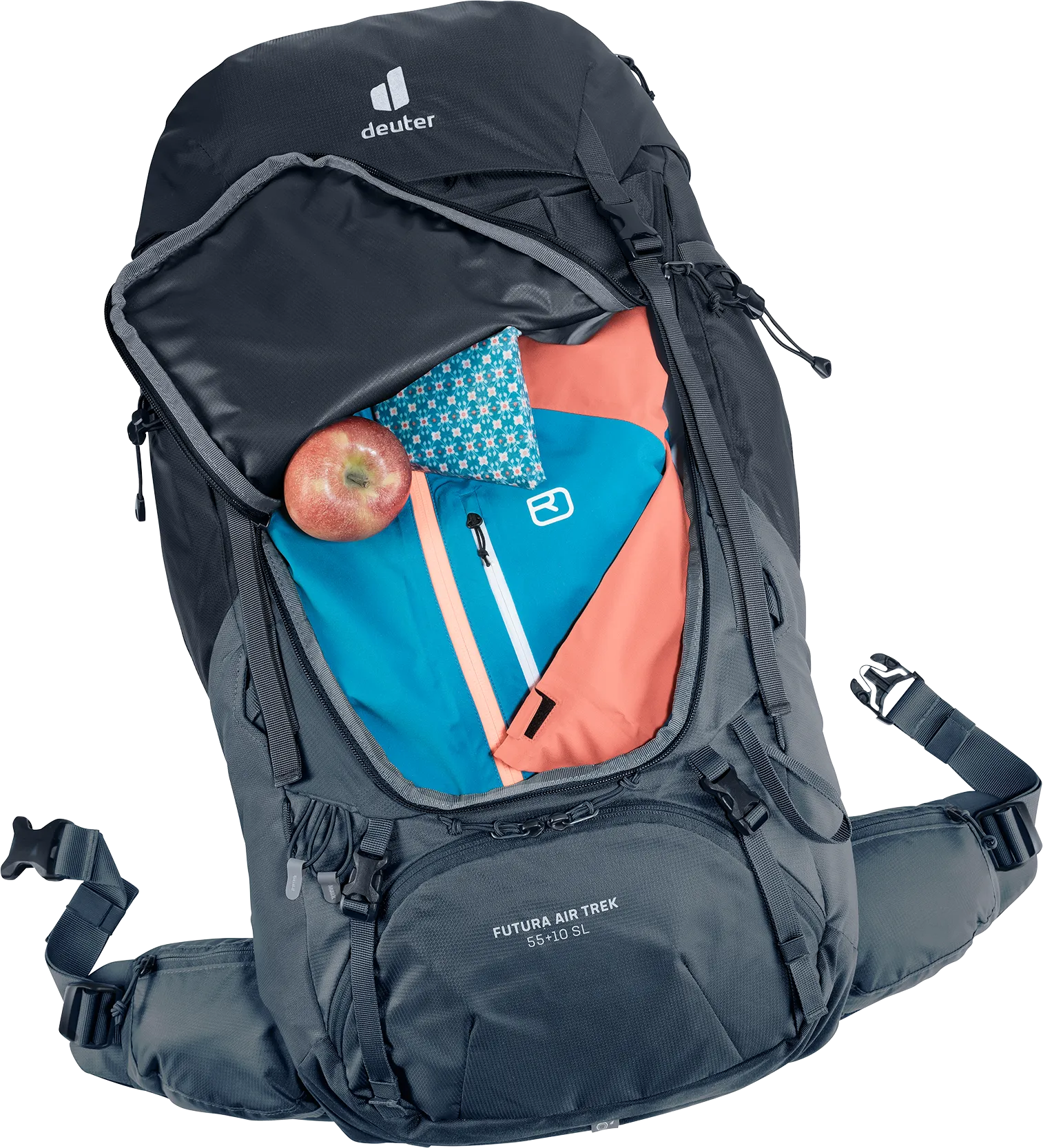 Bag, Backpack, Apple, Plant, Produce, backpack, daypack, hydration-compatible, multi-pocket, blue-orange
