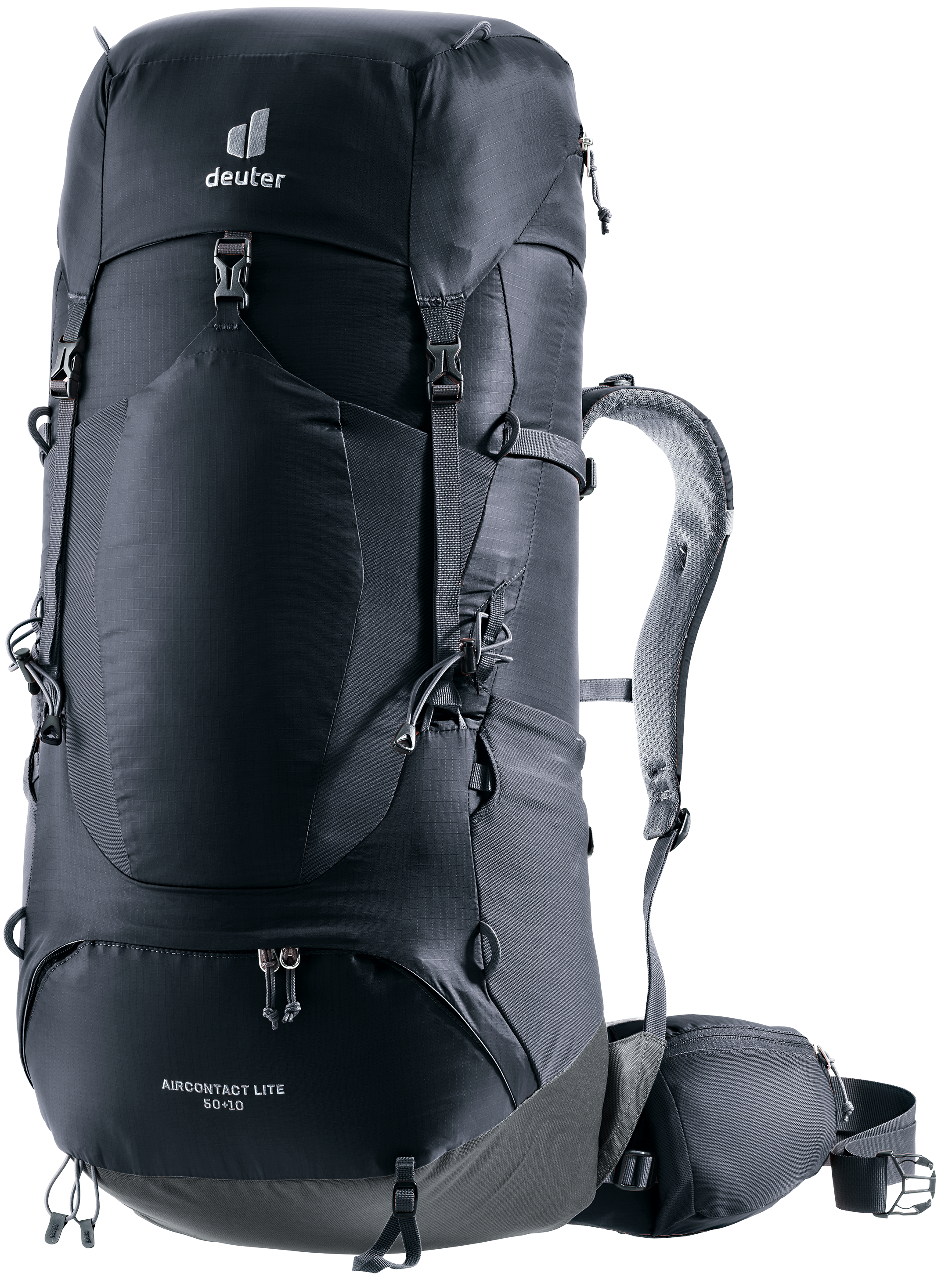 deuter act lite 50l 10 backpack Aircontact Lite 50 + 10 Black-Graphite
