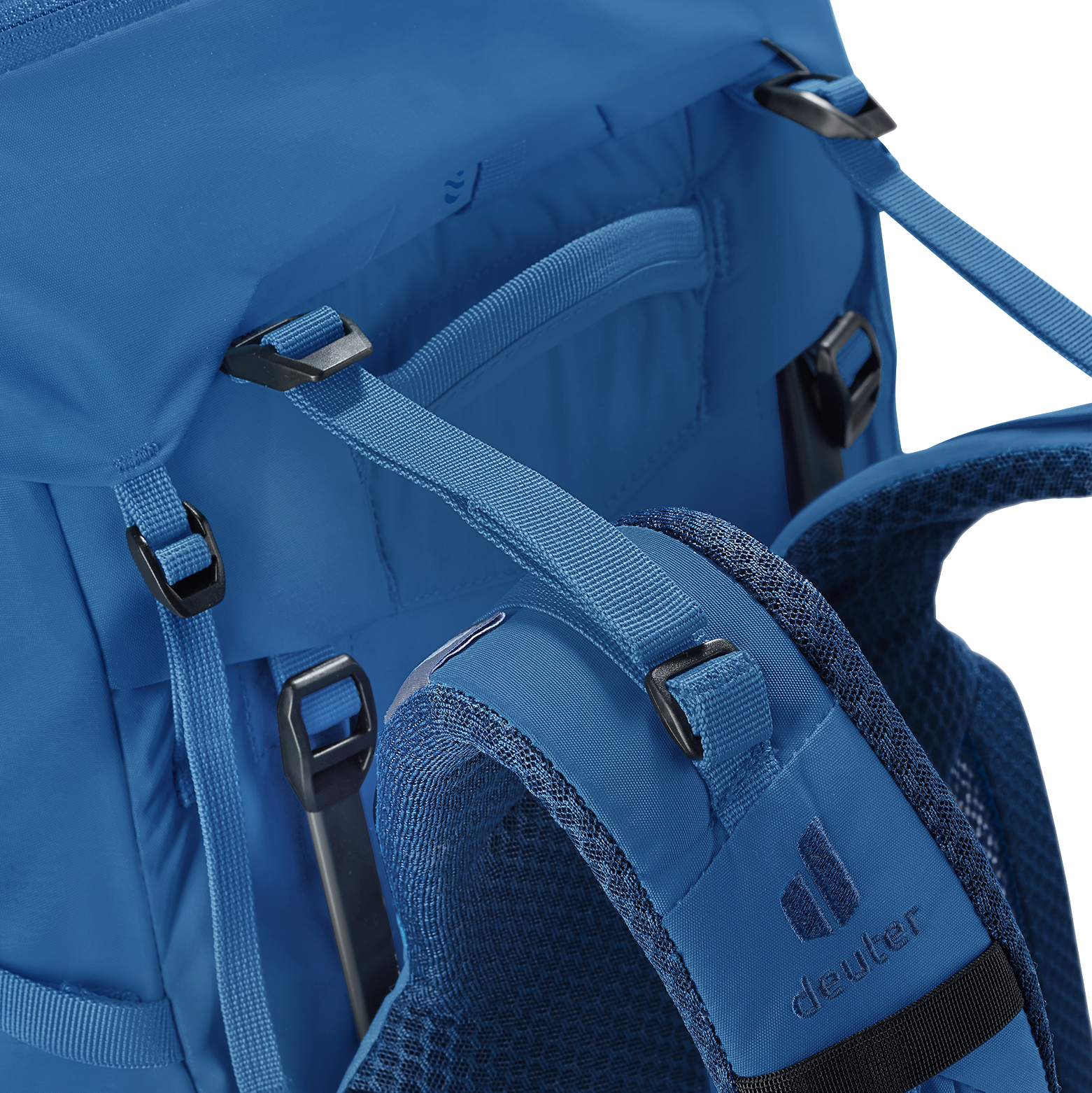 backpack, shoulder strap, padded mesh, blue, hydration compatible, backpack, blue, shoulder straps, mesh back, padded strap