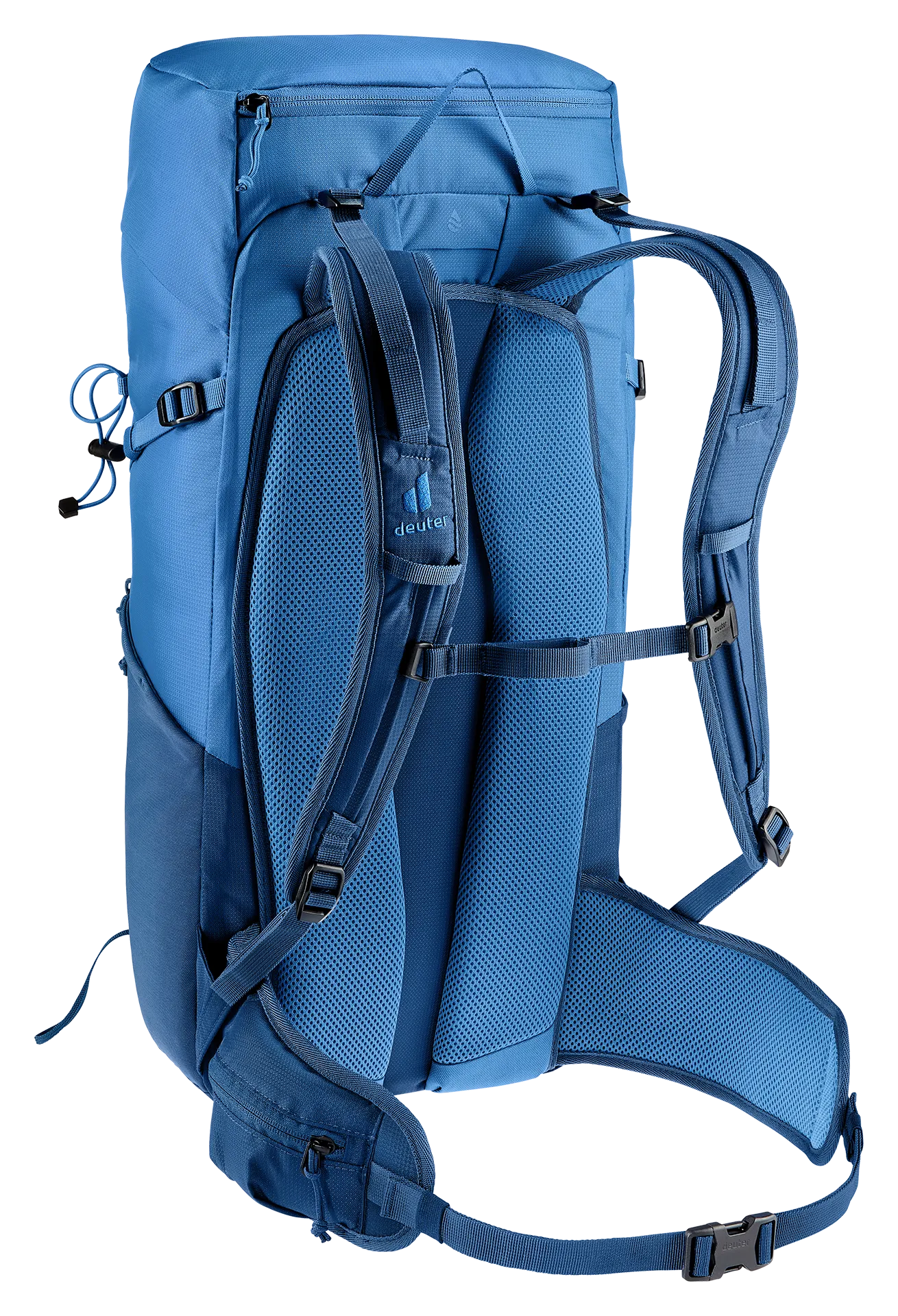 backpack, daypack, blue, hydration, shoulder straps