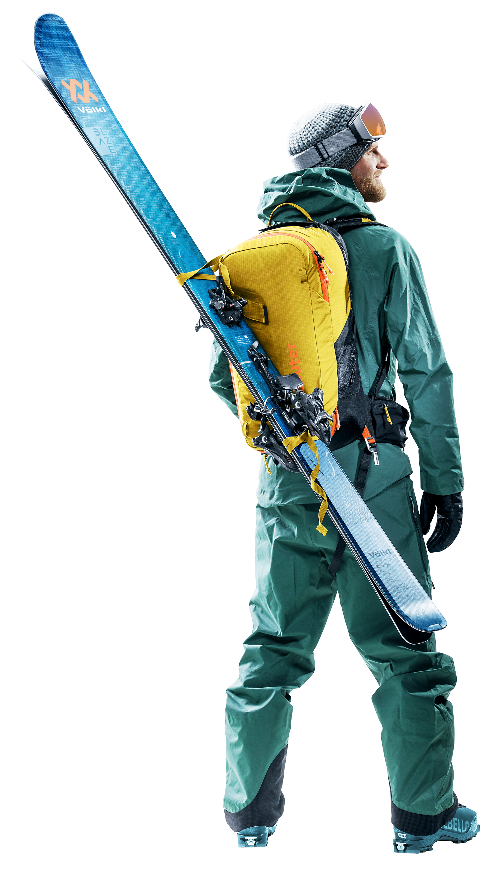 Alproof Lite 22 Person, Worker, Outdoors, Hardhat, Man, ski, skiing, snow gear, backpack, goggles