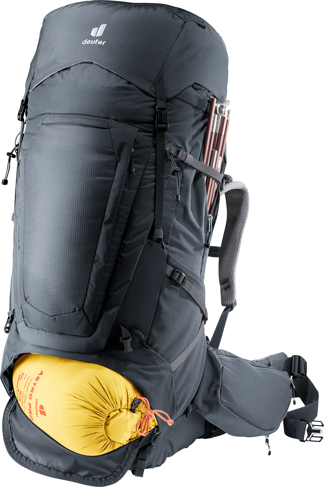 Bag, Backpack, backpack, hiking, travel, external-attachment, sleeping-bag