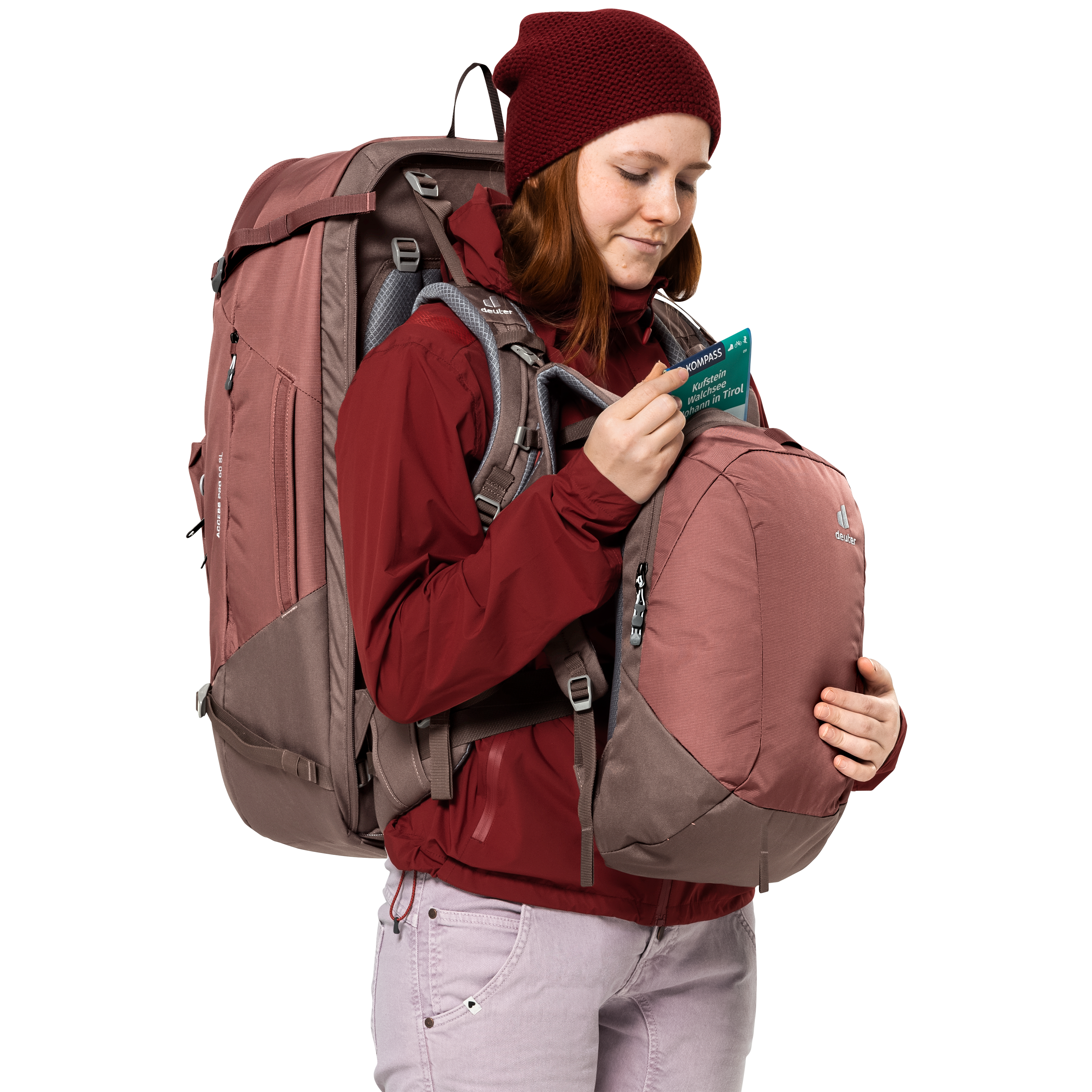 Access Pro 60 SL Access Pro 60 SL - Travel backpacks - caspia raisin