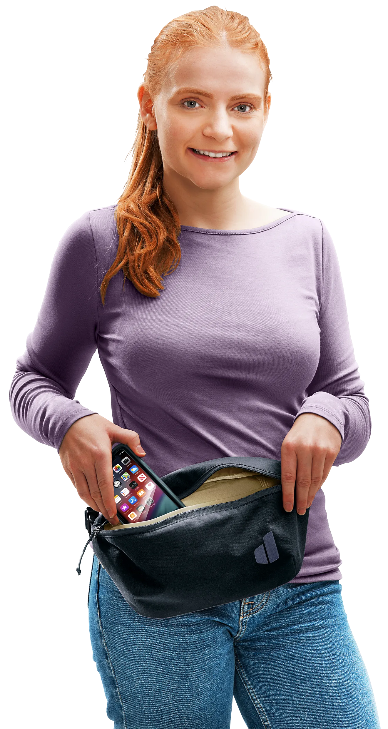 Long Sleeve, Accessories, Handbag, Purse, Person, handbag, crossbody bag, wallet, phone pocket, purple top