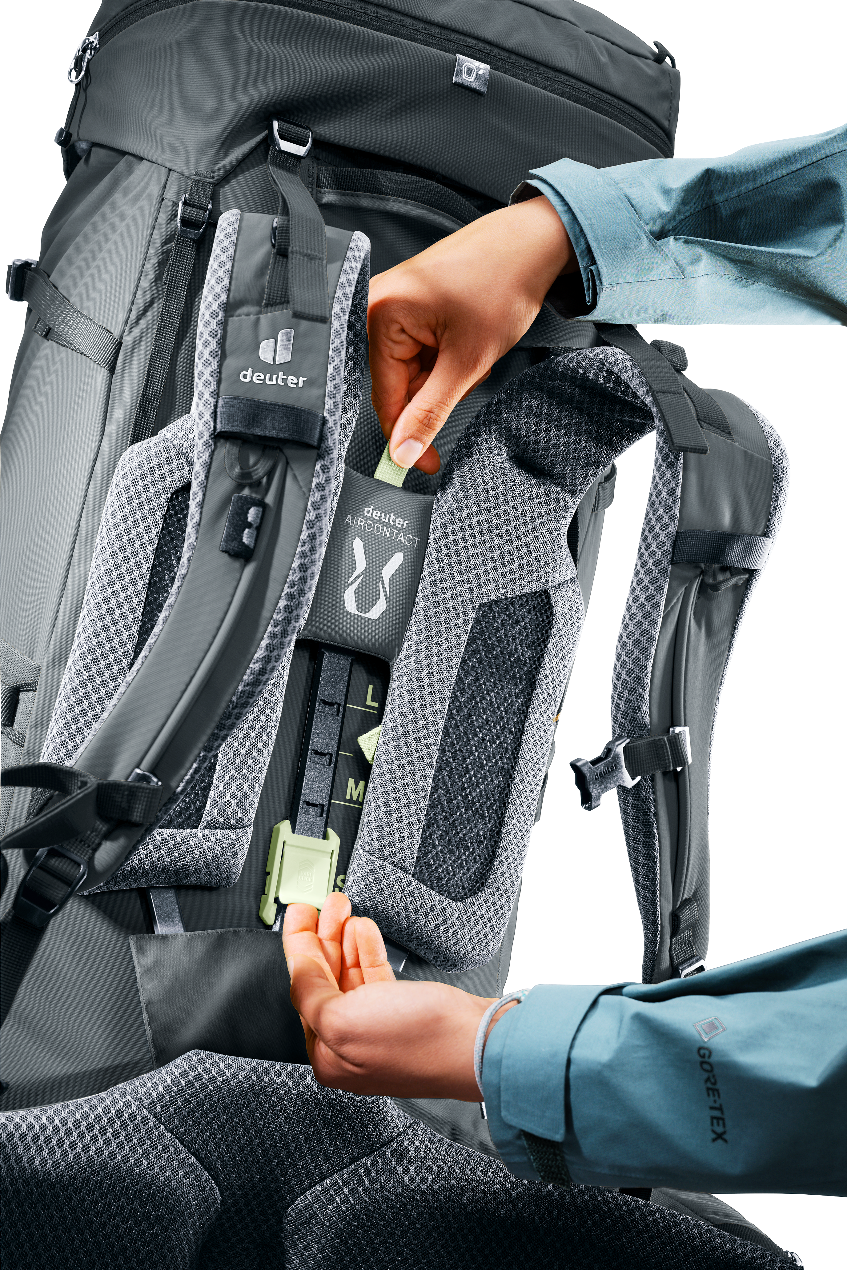 Aircontact Core 55+10 SL - Backpacking packs - l graphite