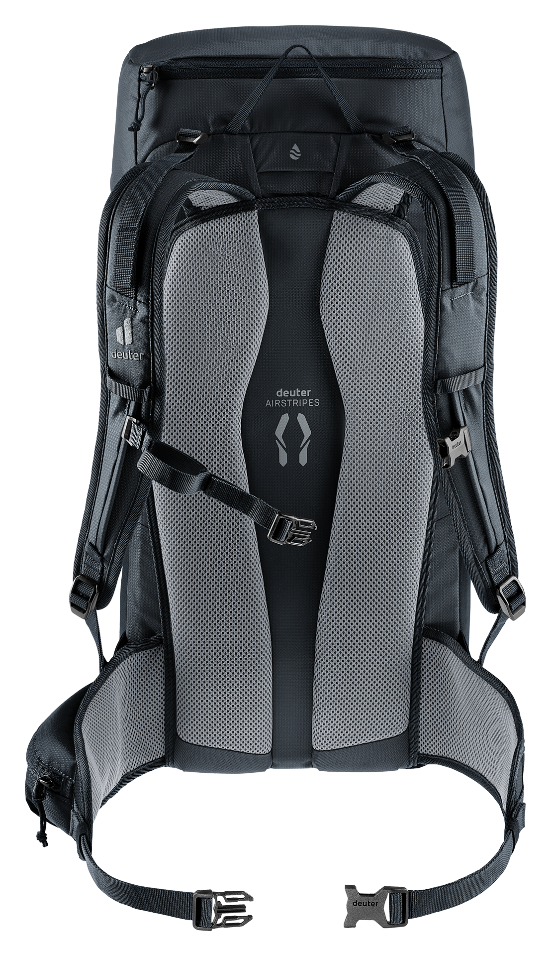 backpack, hiking, black, shoulder straps, padded back