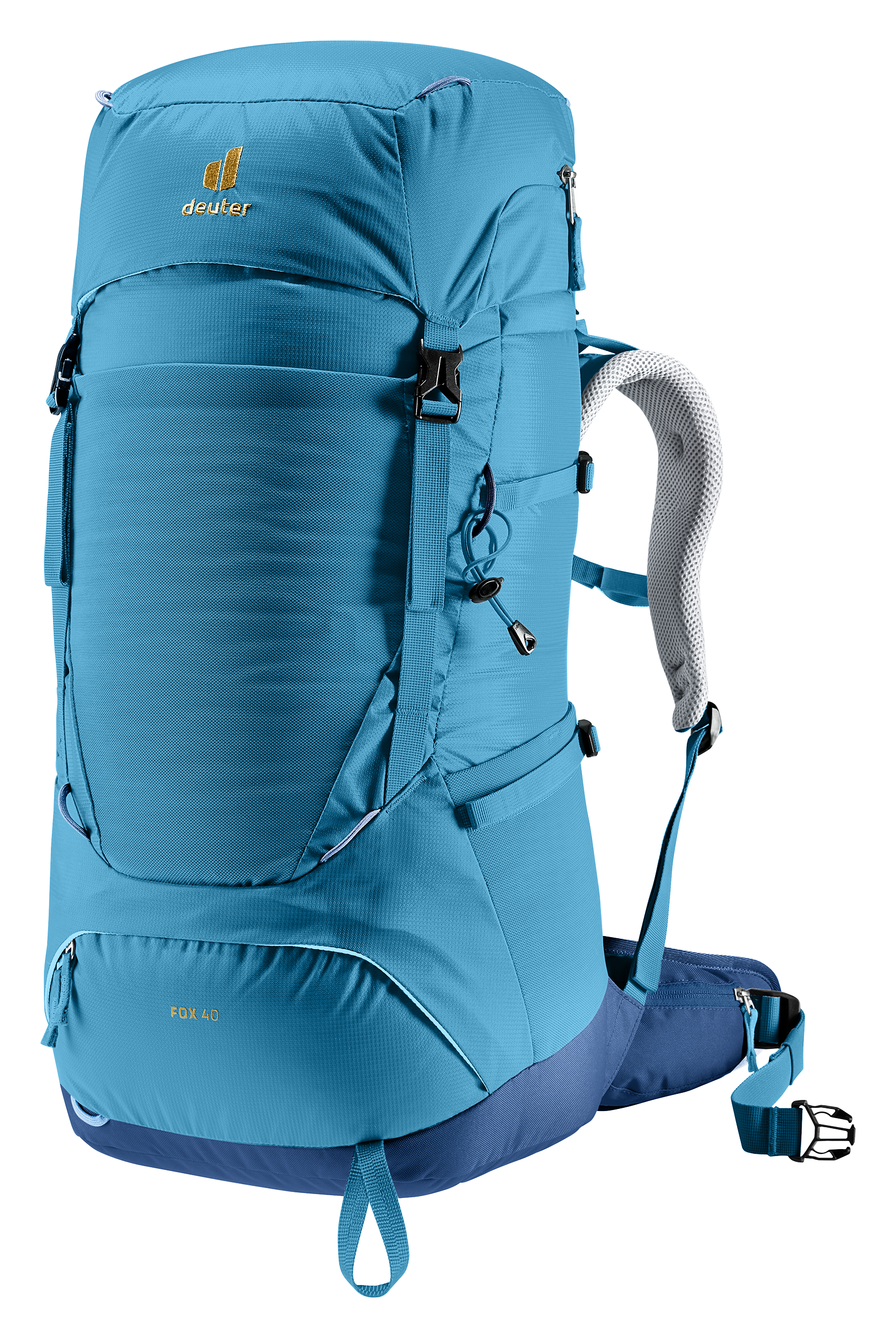 deuter 40l backpack Futura Pro 40 D3401321-1374 Men's Mountaineering Backpack, Atlantic x Ink, 2021 Model : Sports & Outdoors and a zippered bellows pocket make it easy to separate and organize gear Fox 40 Wave-Nightblue