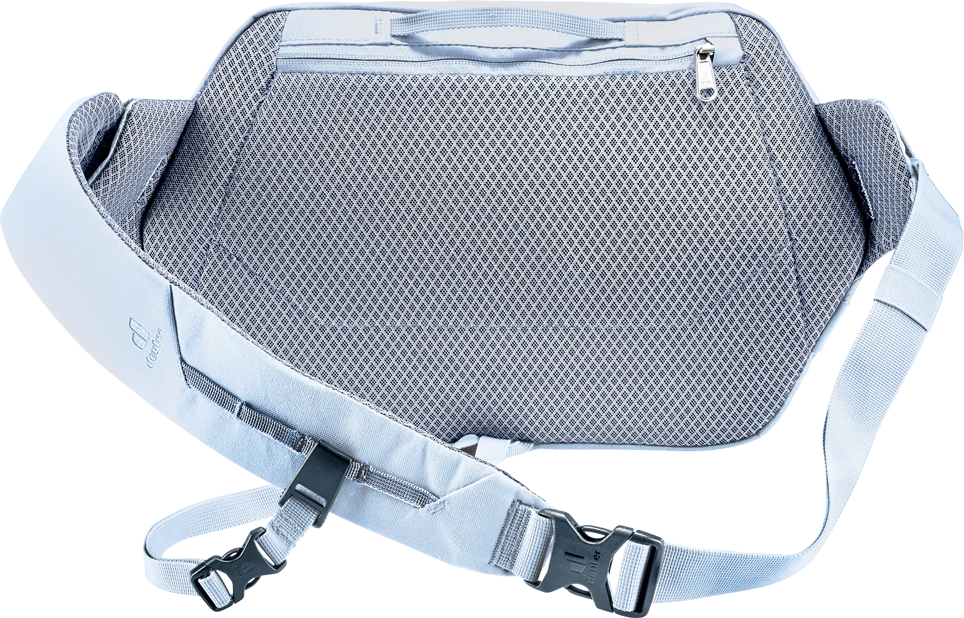 Accessories, Bag, Handbag, Strap, Purse, hip belt, fanny pack, mesh back, adjustable strap, light blue