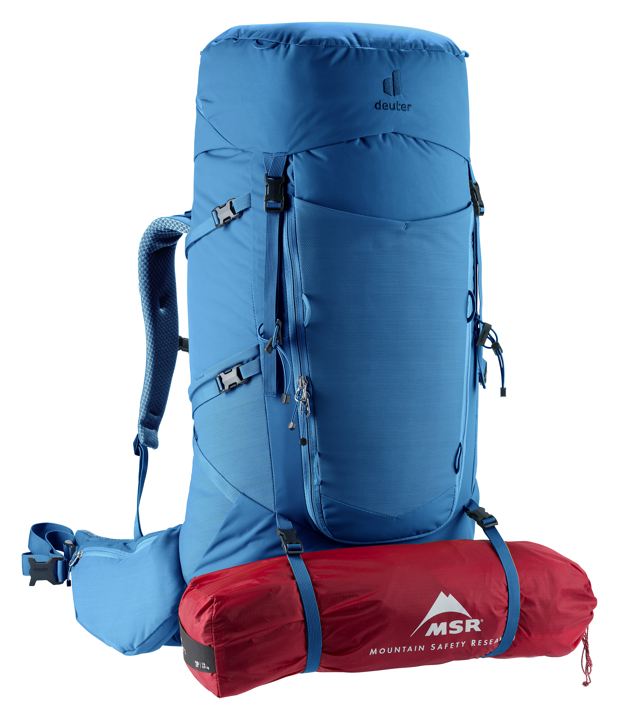 Aircontact Core 60+10 - Backpacking packs - baltic nightblue