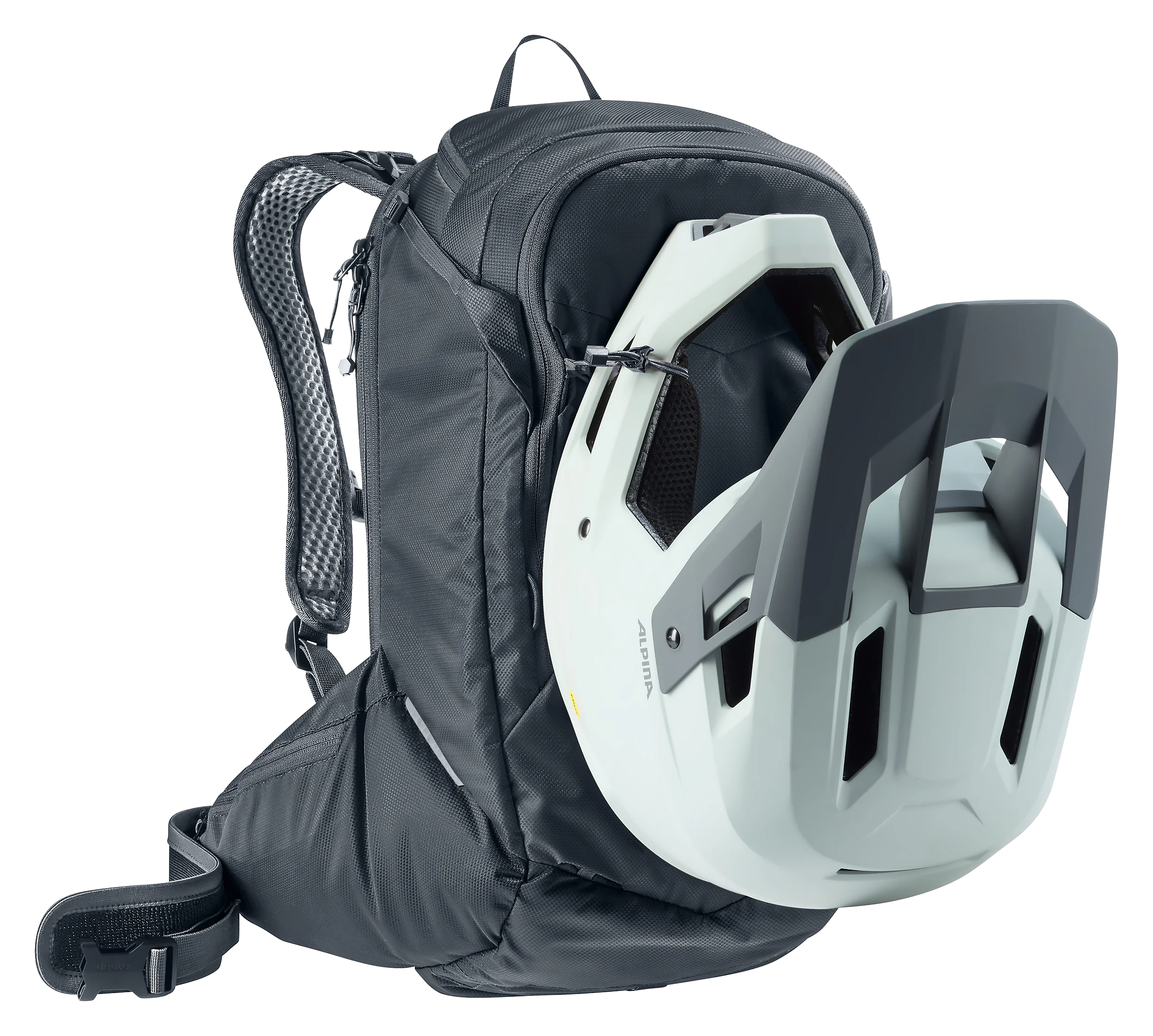 backpack, helmet, bike, gear, mountain