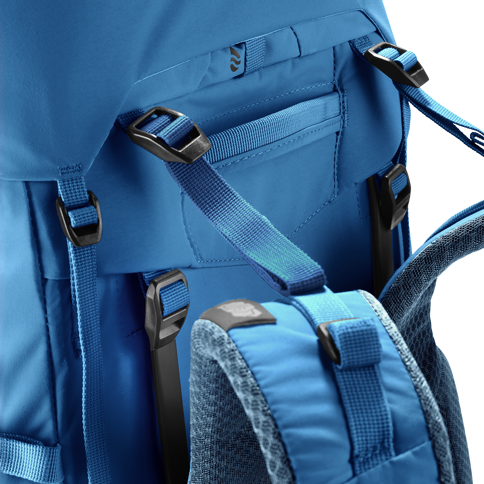 backpack, blue, strap, adjustable, padded, backpack, blue, strap, buckle, padded