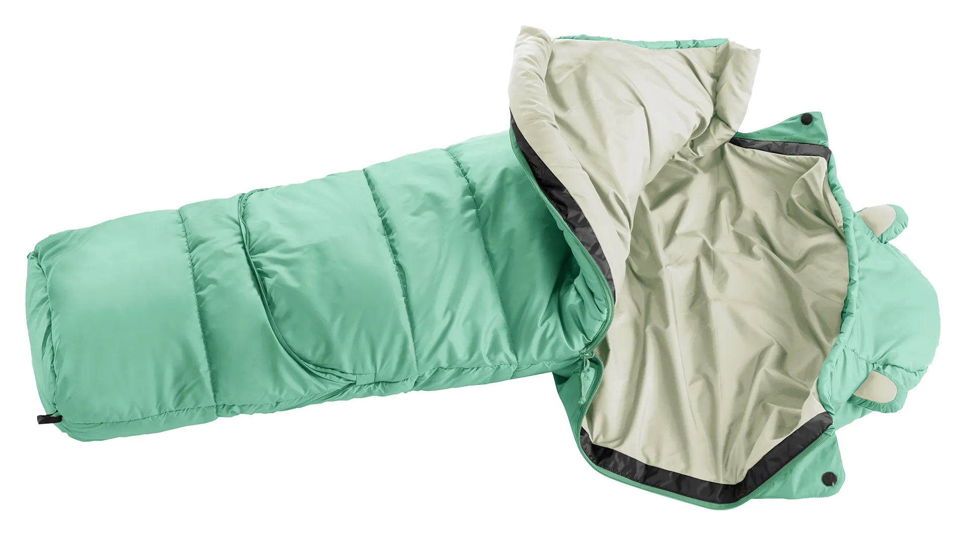 Clothing, Coat, Jacket, Vest, Diaper, puffer jacket, down jacket, green, quilted, zipper
