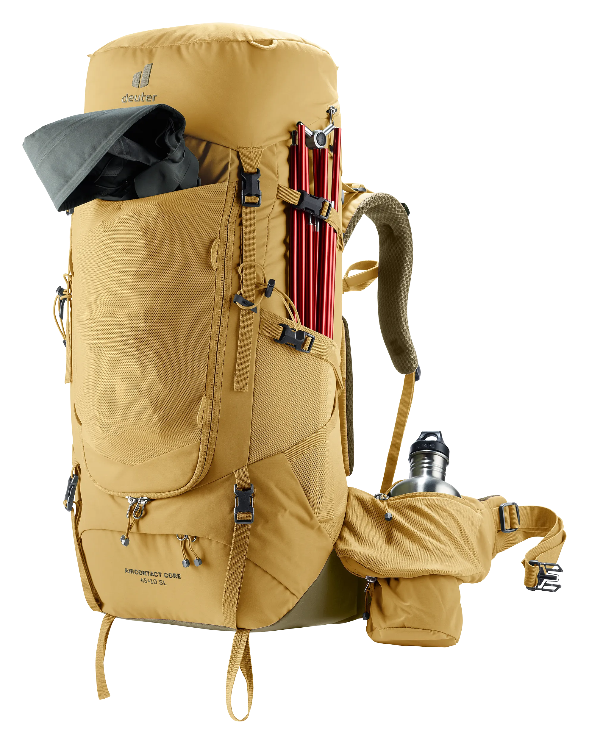 Aircontact Core 45+10 SL - Backpacking packs - savanna nori