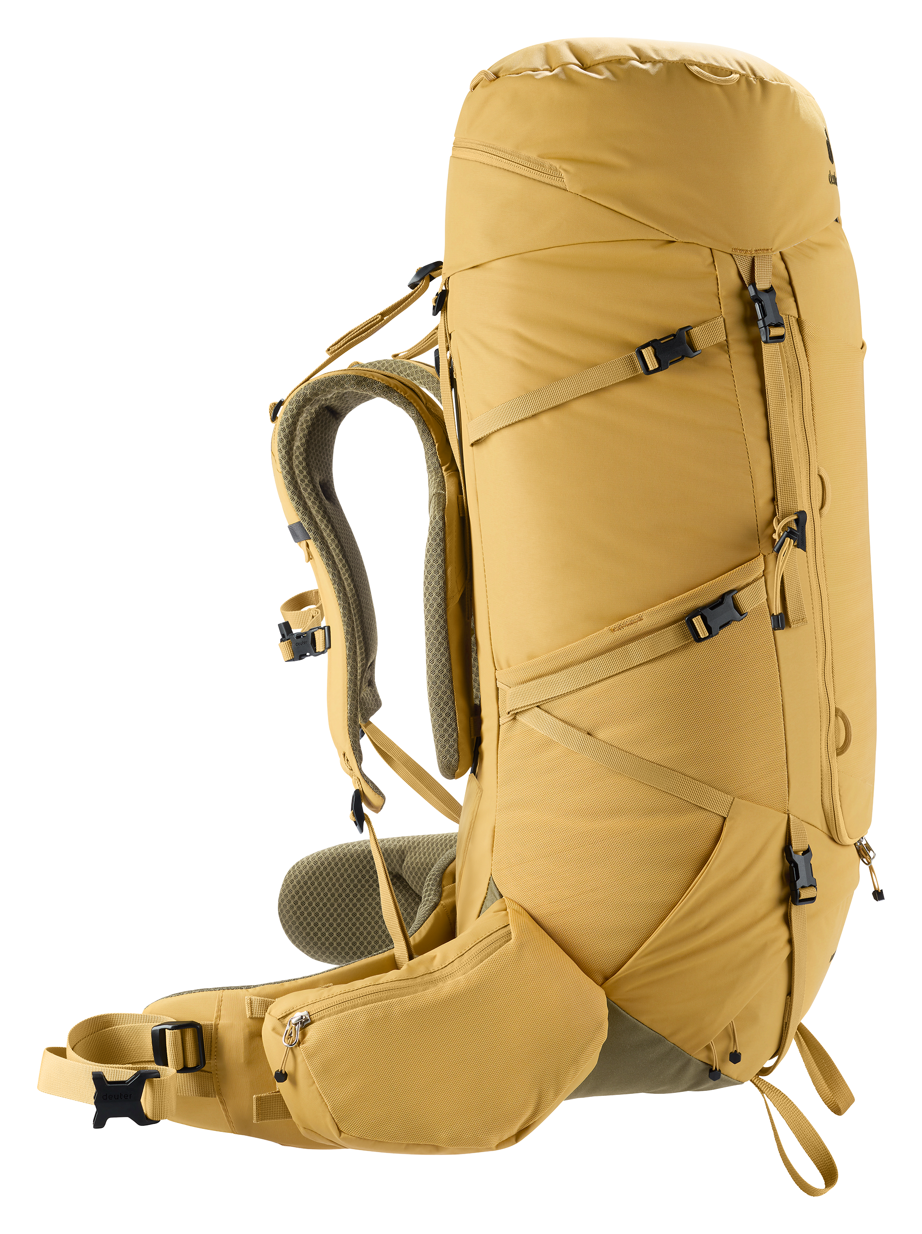 Aircontact Core 60+10 - Backpacking packs - savanna nori