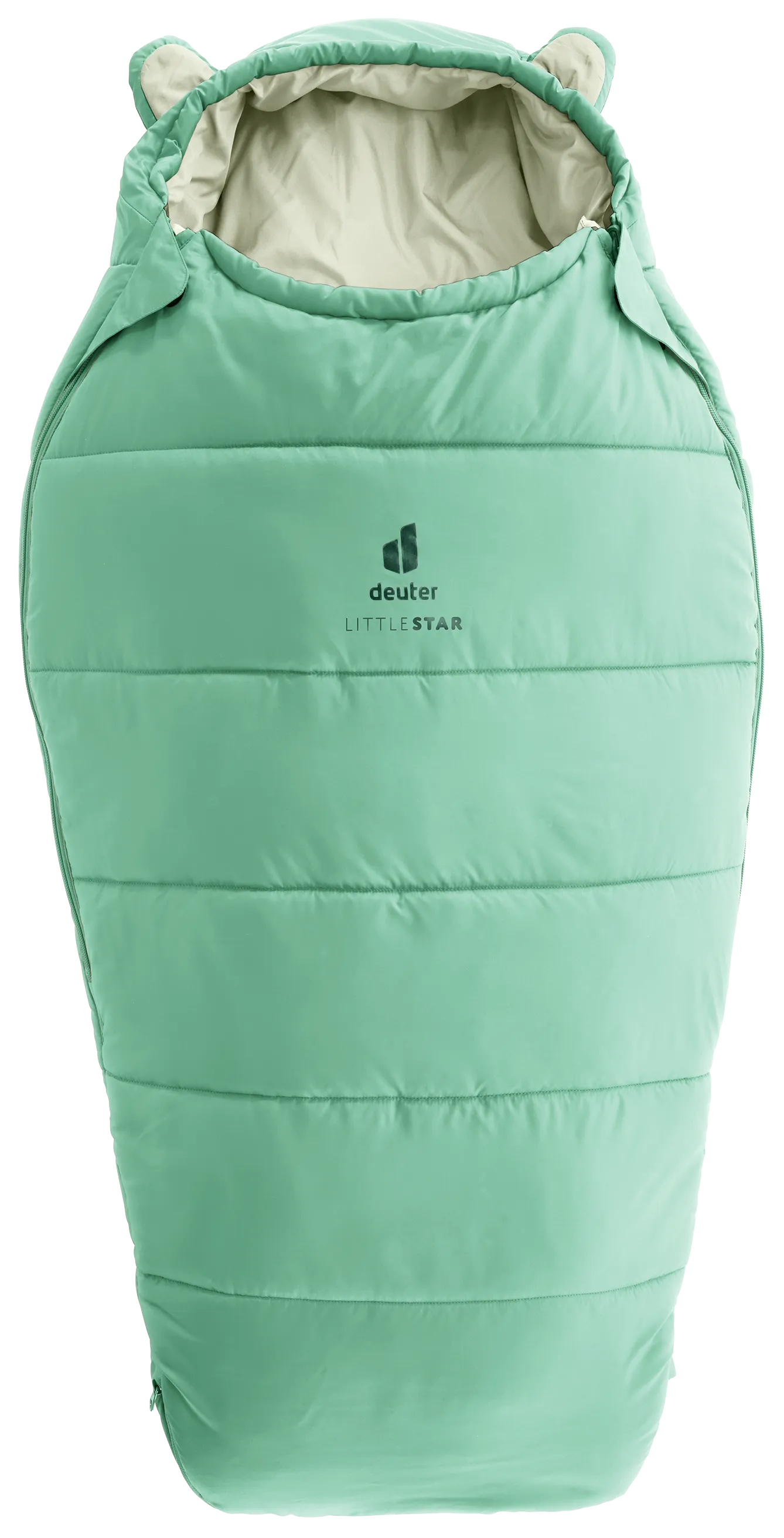 Clothing, Vest, Diaper, sleeping bag, baby sleeping bag, padded bag, green, deuter little star