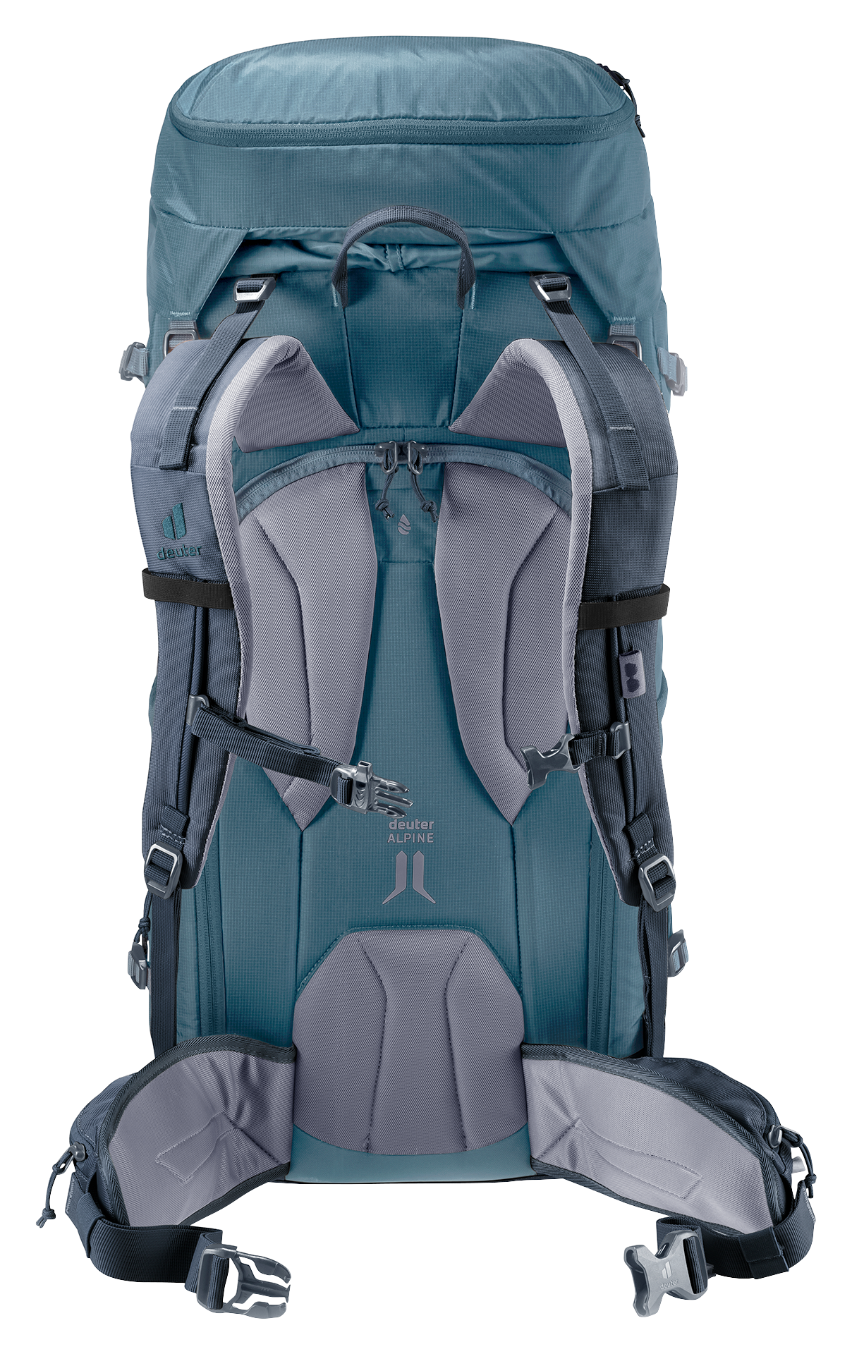 Bag, Backpack, backpack, hiking, external-frame, hydration-compatible, blue-gray