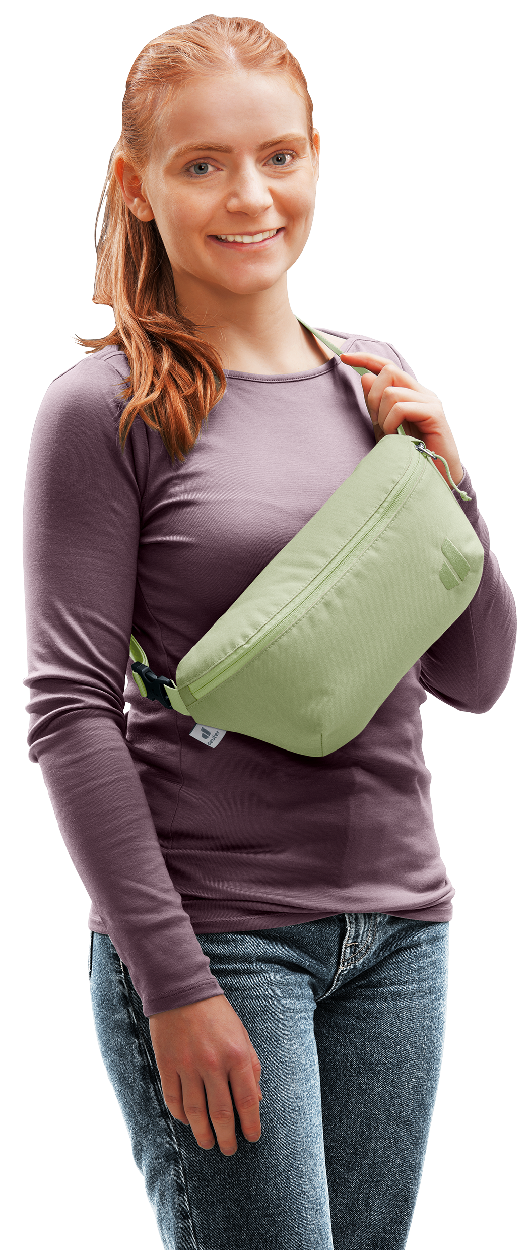 Avengo Organizer Long Sleeve, Sleeve, Handbag, Jeans, Person, fanny pack, waist bag, green, slim, strap