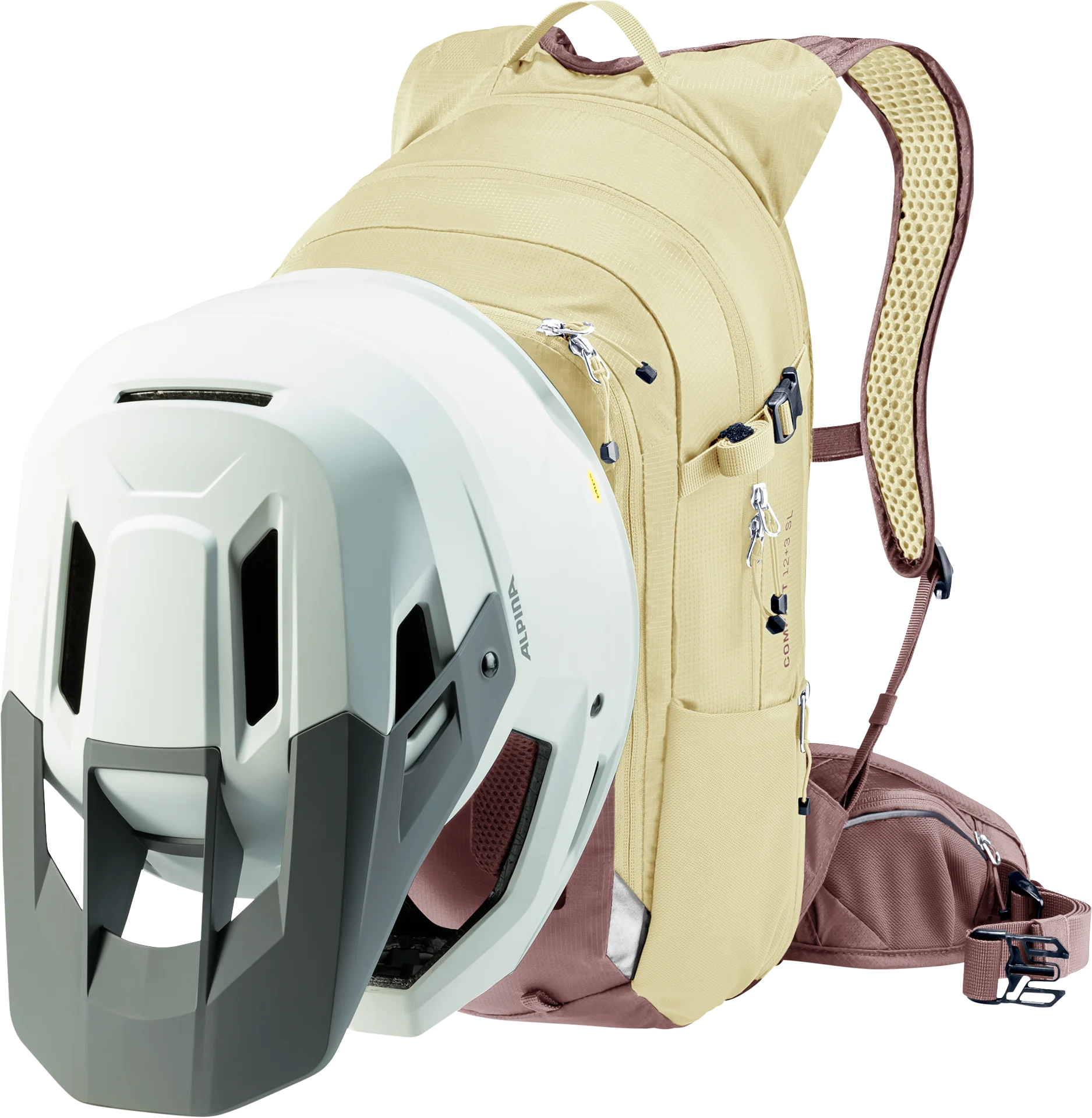 Bag, Backpack, Helmet