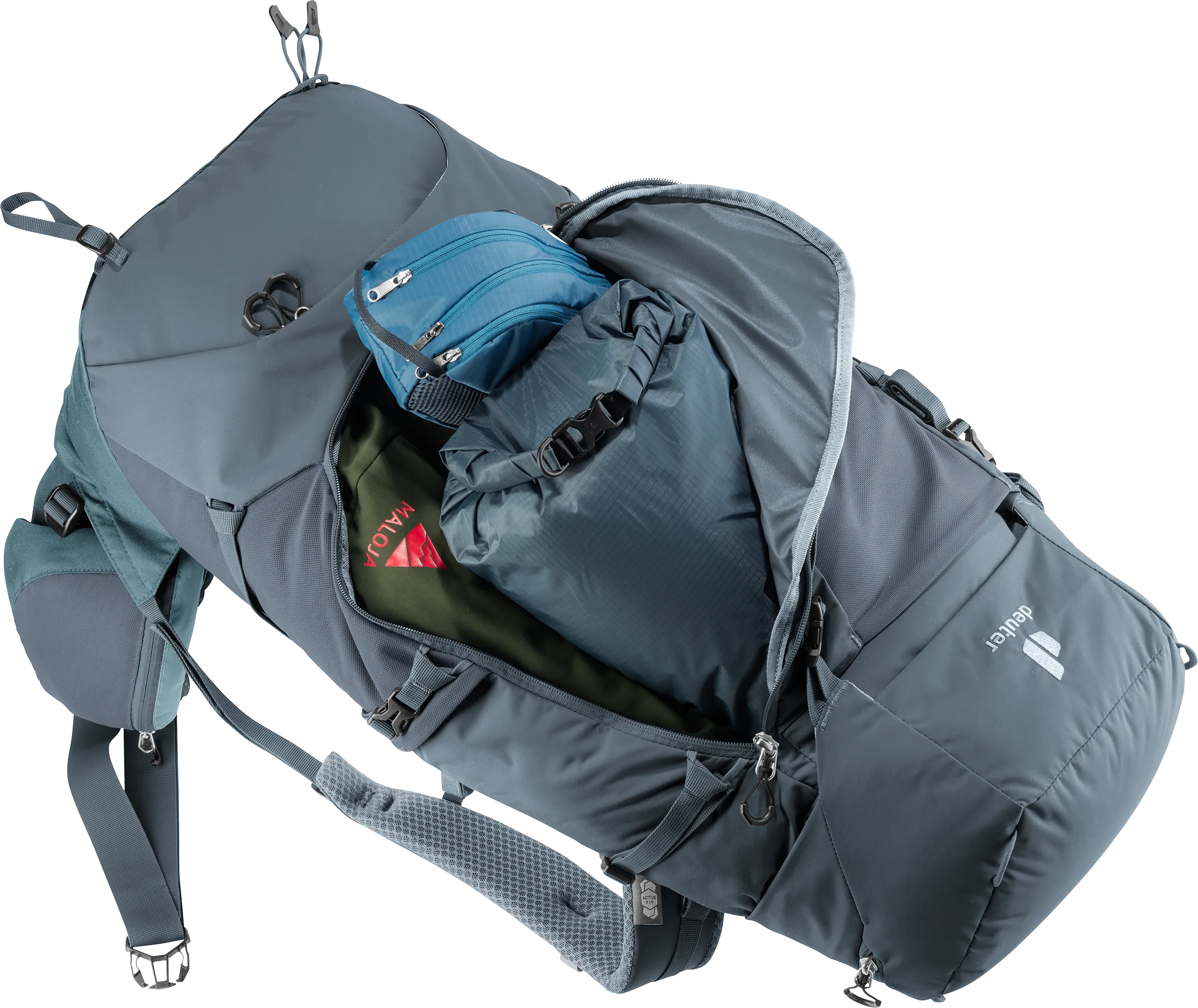 Aircontact Core 40+10 - Backpacking packs - graphite shale