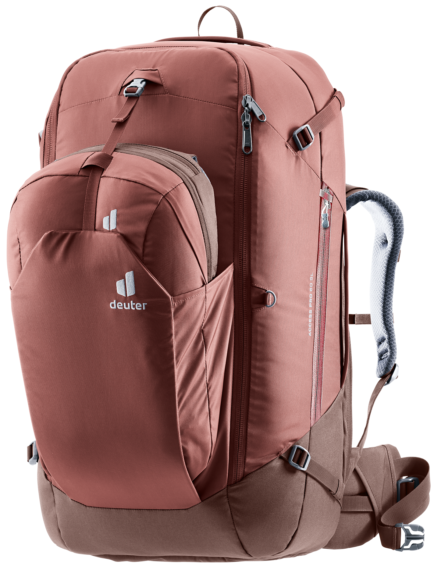 Access Pro 60 SL Bag, Backpack, backpack, travel, hiking, hydration-compatible, pink-brown
