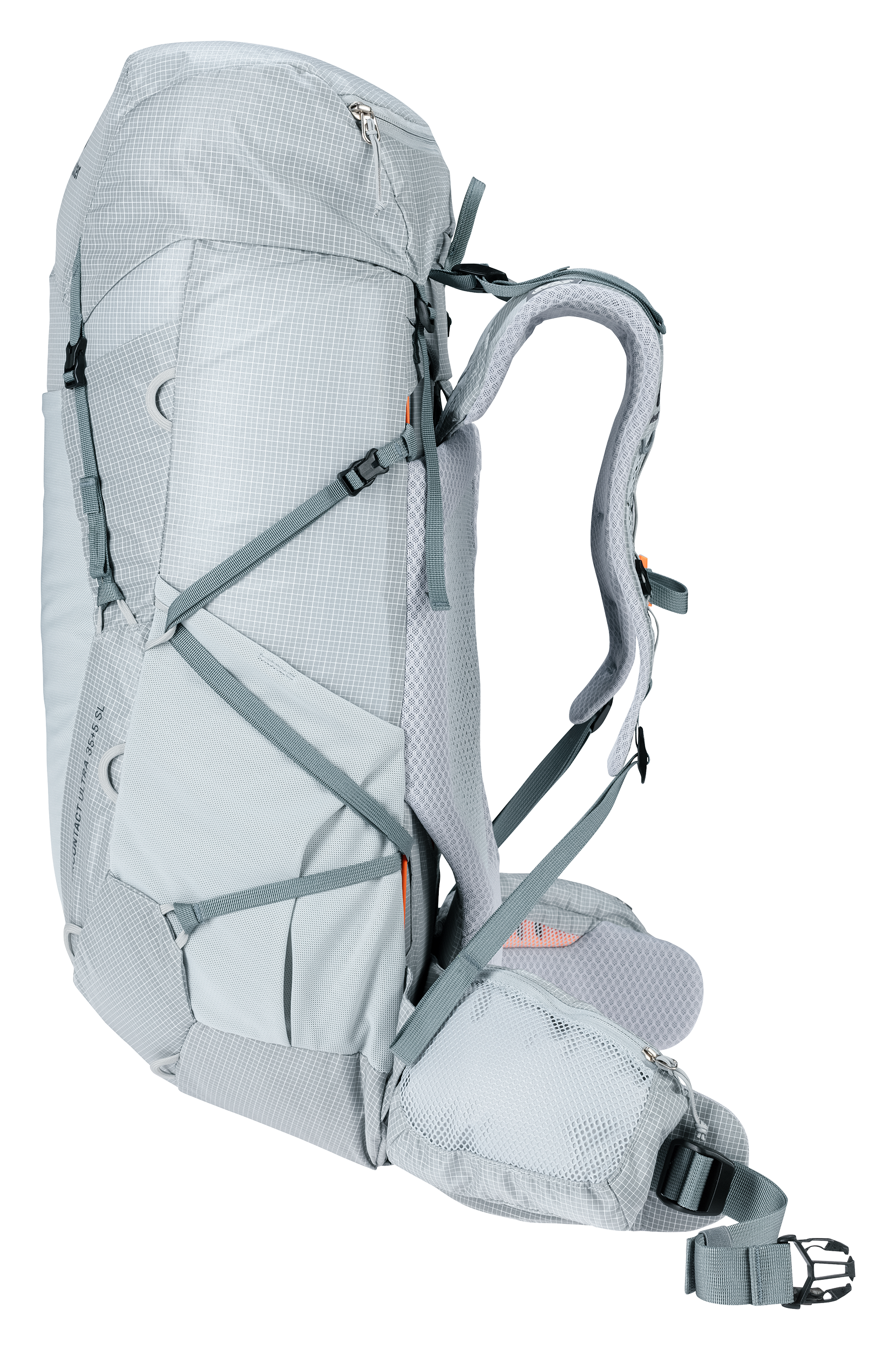 Bag, Backpack, backpack, hiking, gray, mesh, strap