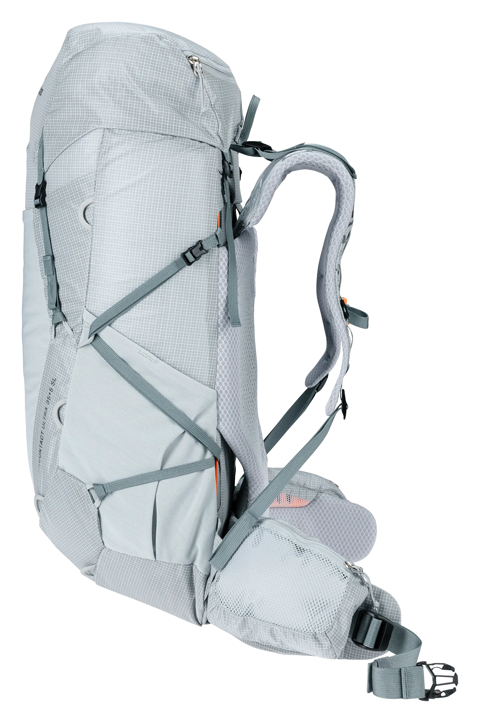 Bag, Backpack, backpack, hiking, gray, mesh, strap