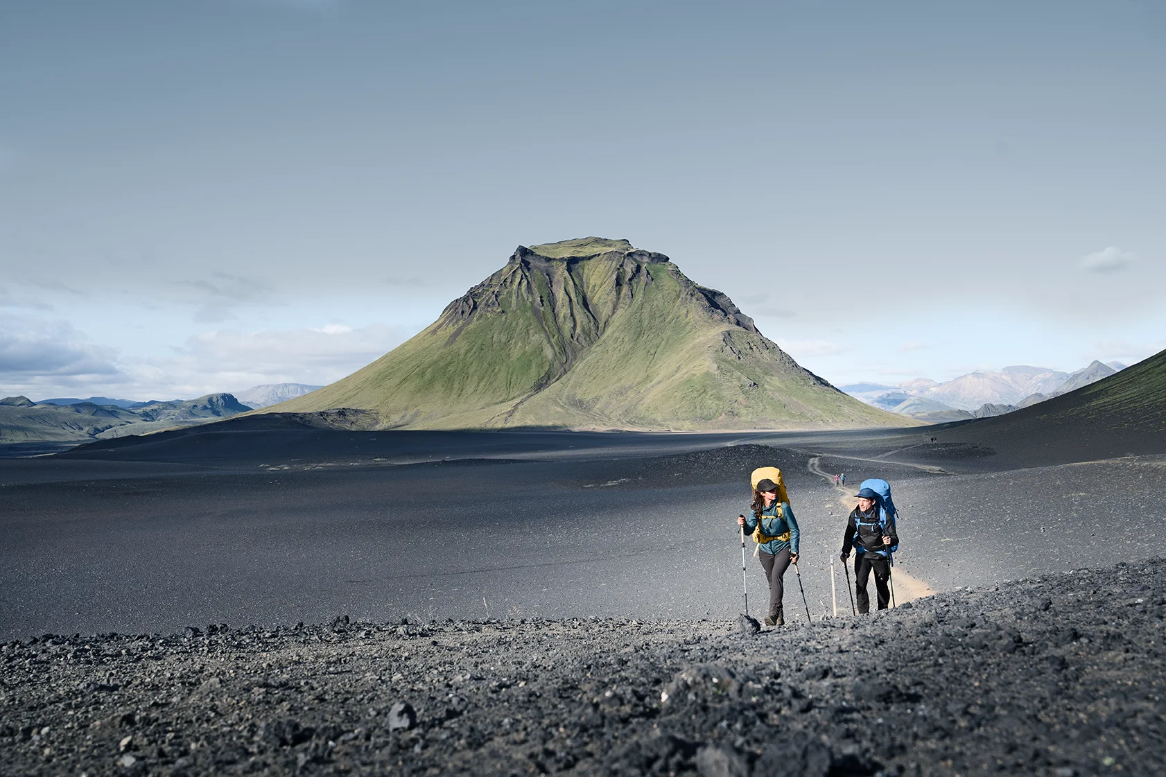 Gravel, Road, Hiking, Person, Bag
