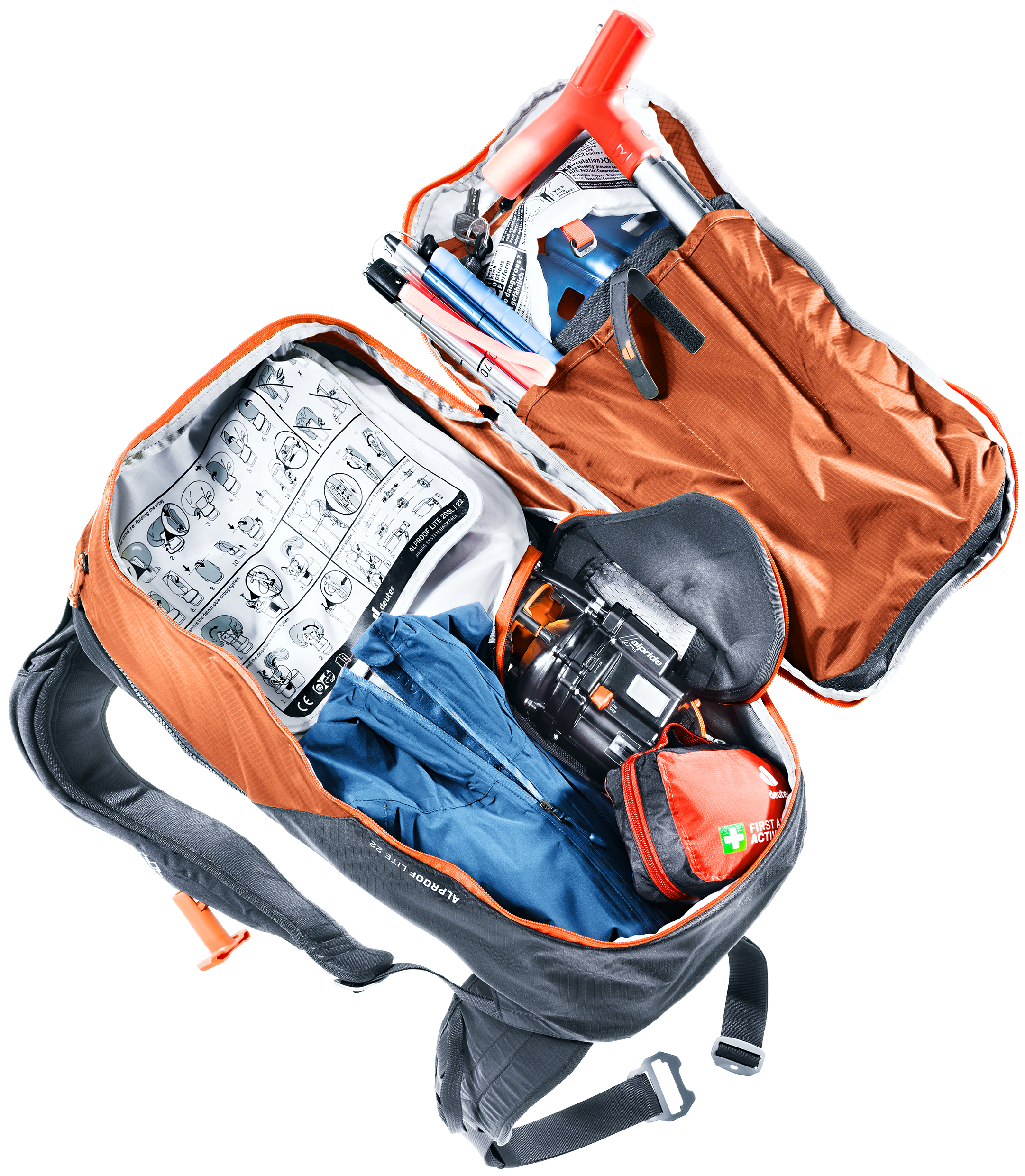 Alproof Lite 22 Alproof Lite 22 - Freeride backpacks - chestnut black