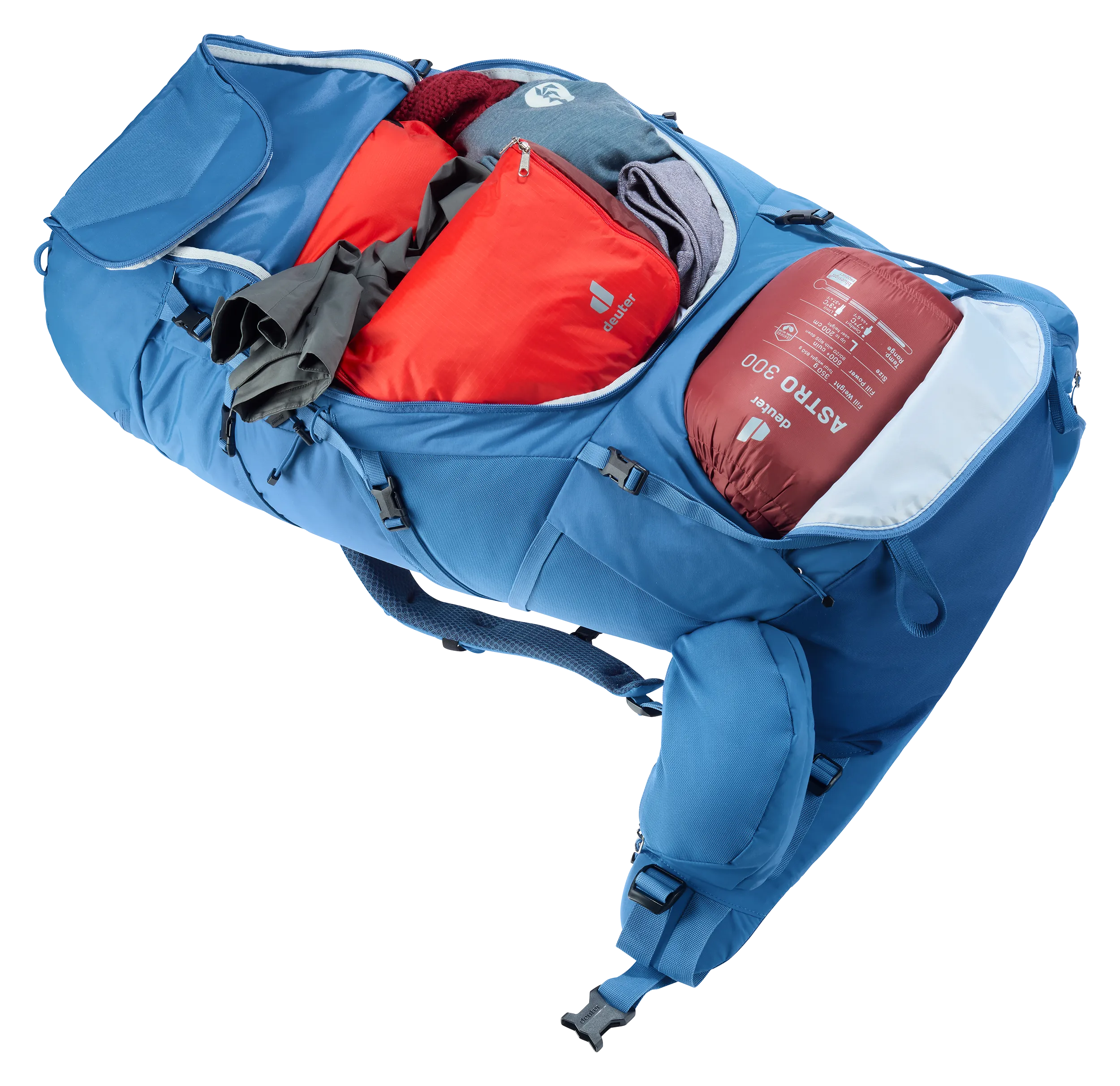 Aircontact Core 70+10 - Backpacking packs - baltic nightblue
