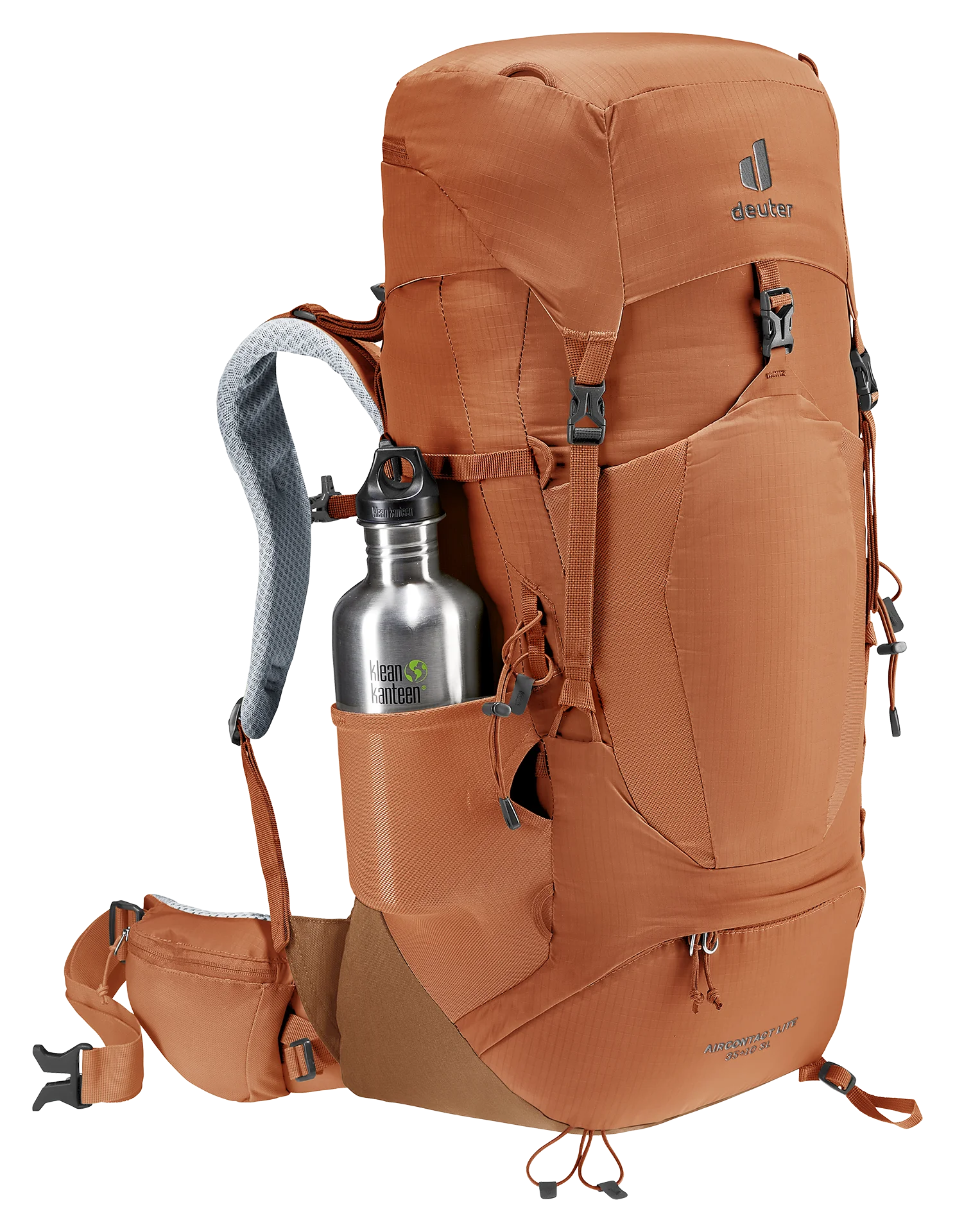 backpack, hiking, hydration, orange, external pocket
