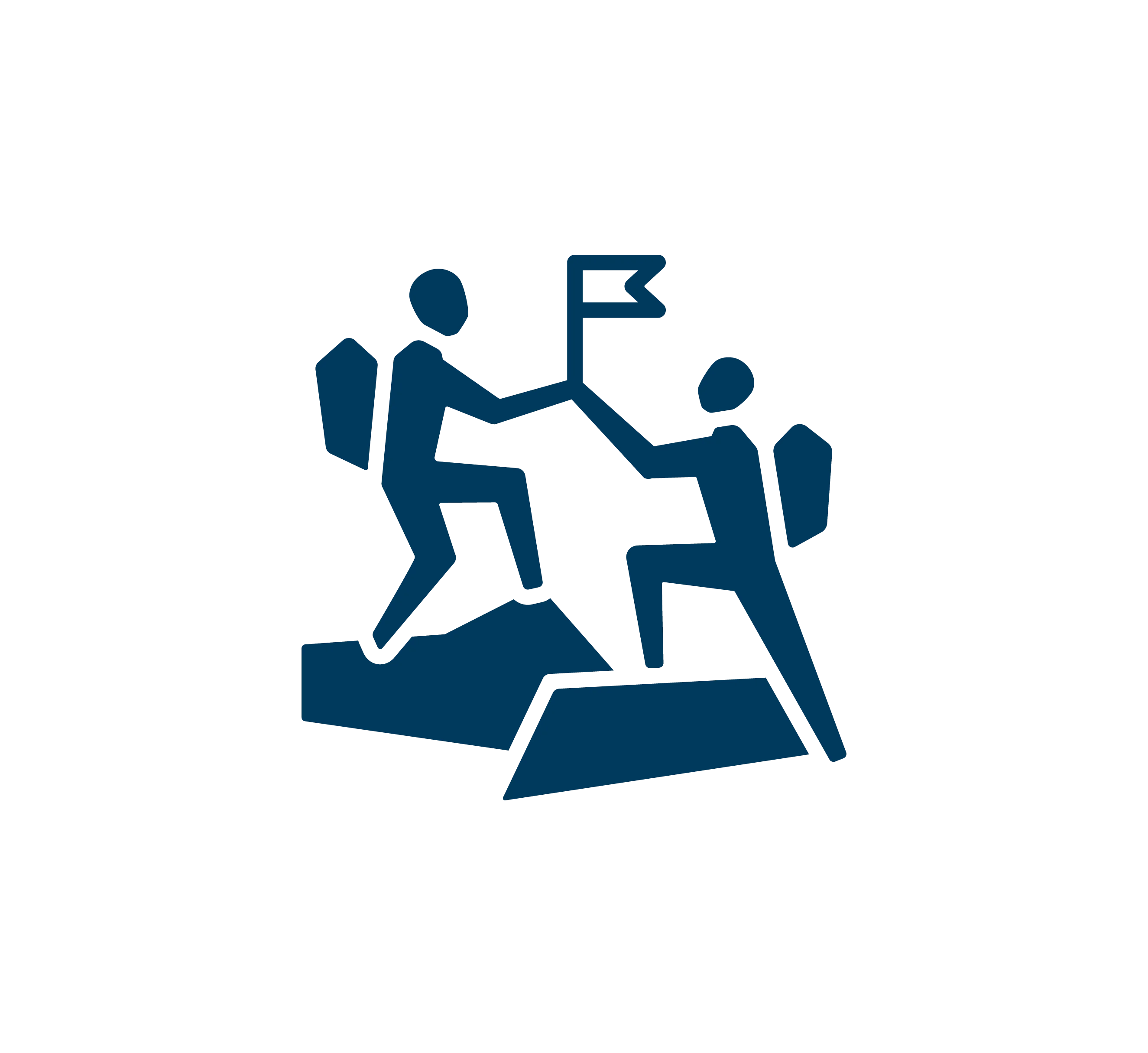 hiking, climbing, rock, mountain, silhouette