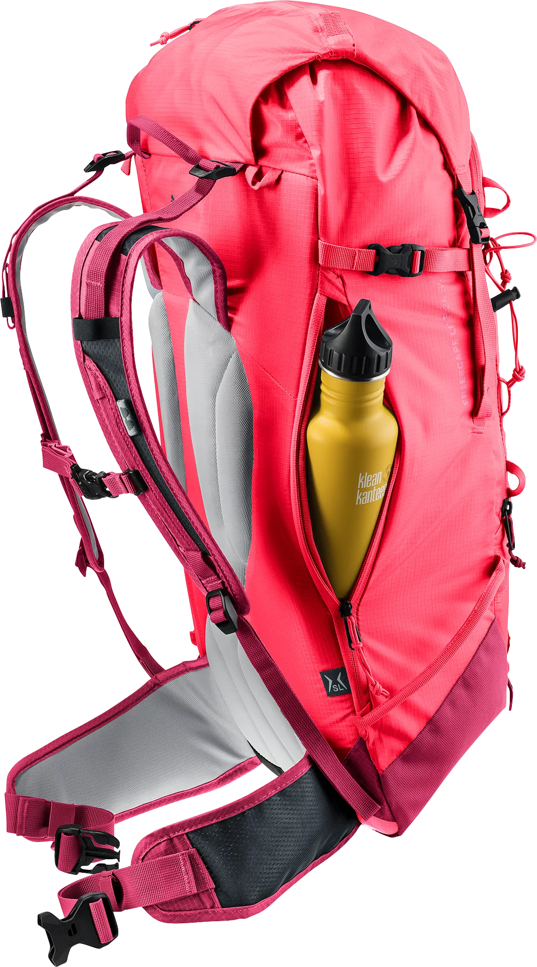 Bag, Backpack, backpack, hydration, water-bottle, pink, shoulder-straps