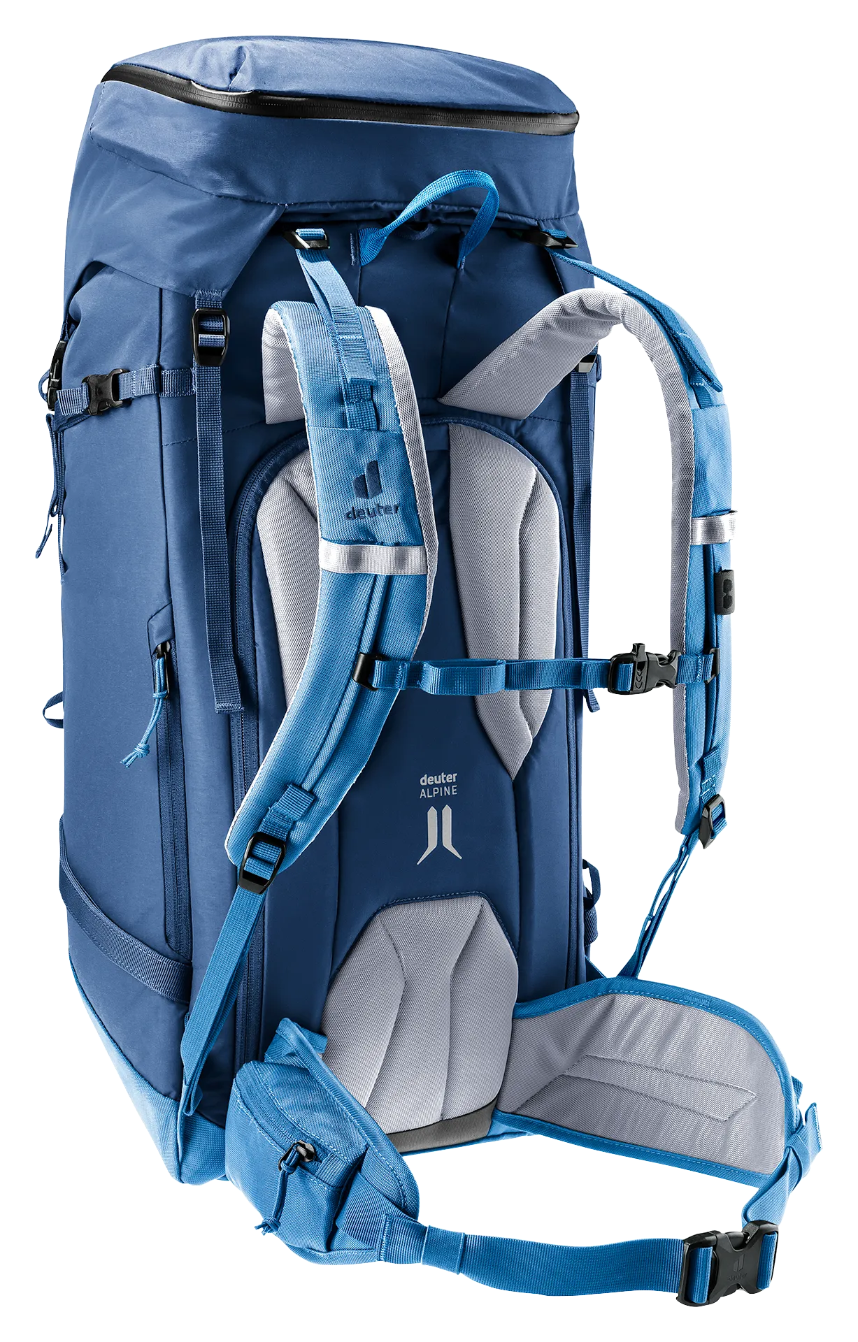 Bag, Backpack, backpack, hiking, external-frames, blue, alpine