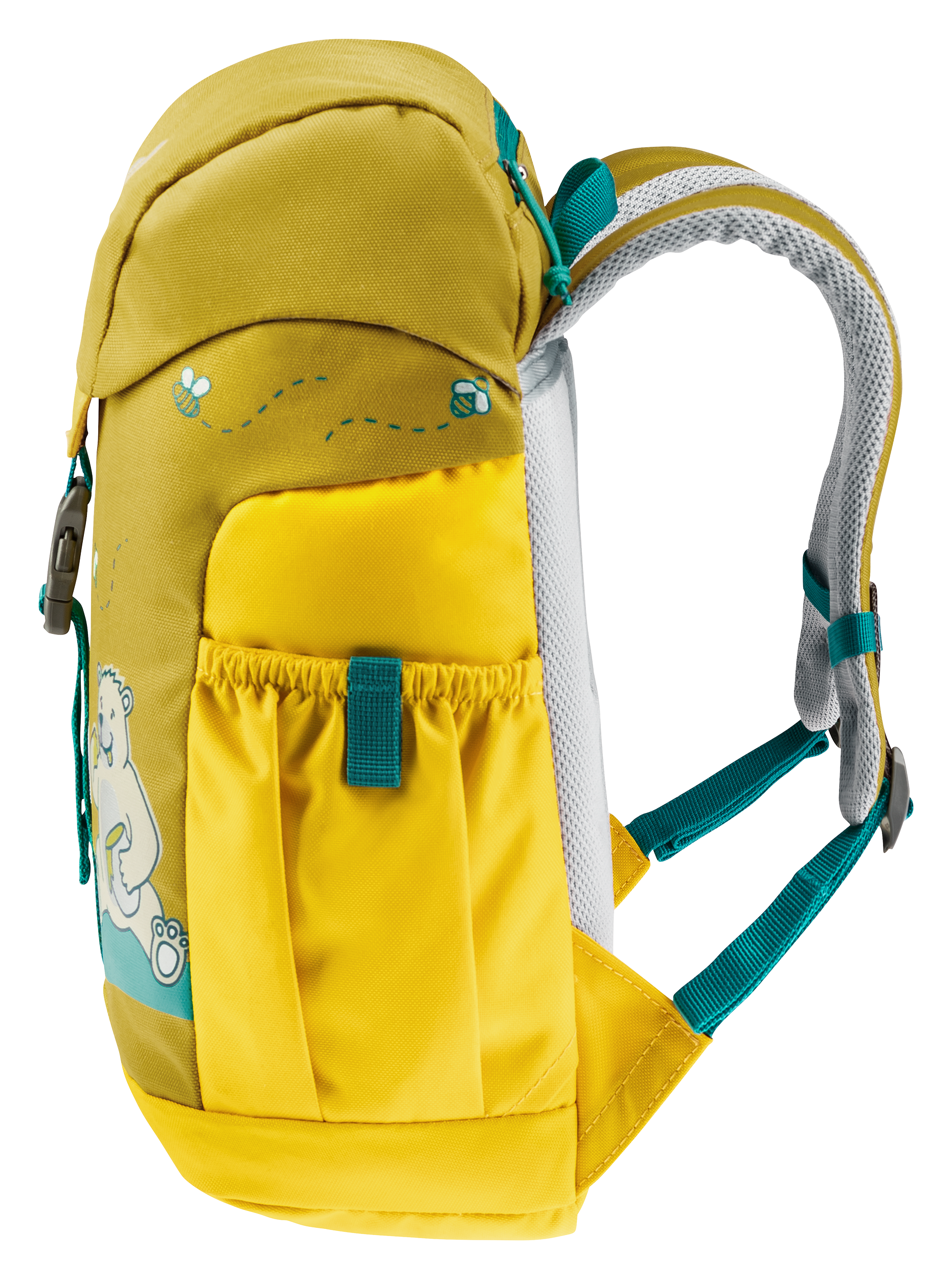 Bag, Backpack, backpack, kid, yellow, padded, side-pocket