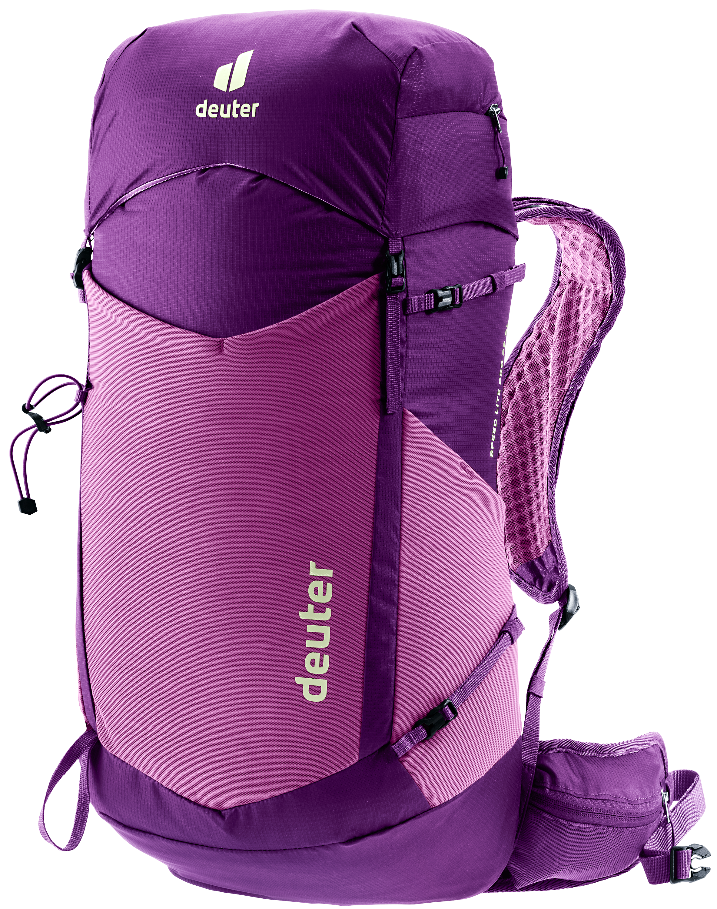deuter airlite women's backpack AC Lite 14 SL 14 Liter with Lightweight Steel Frame and Ergonomical Straps | Hydration Compatible, Ventilated Back and Rain Cover for Day excellent ventilation through channels and a reinforced structure for effective load transfer Deuter Airlite 26 SL Hiking