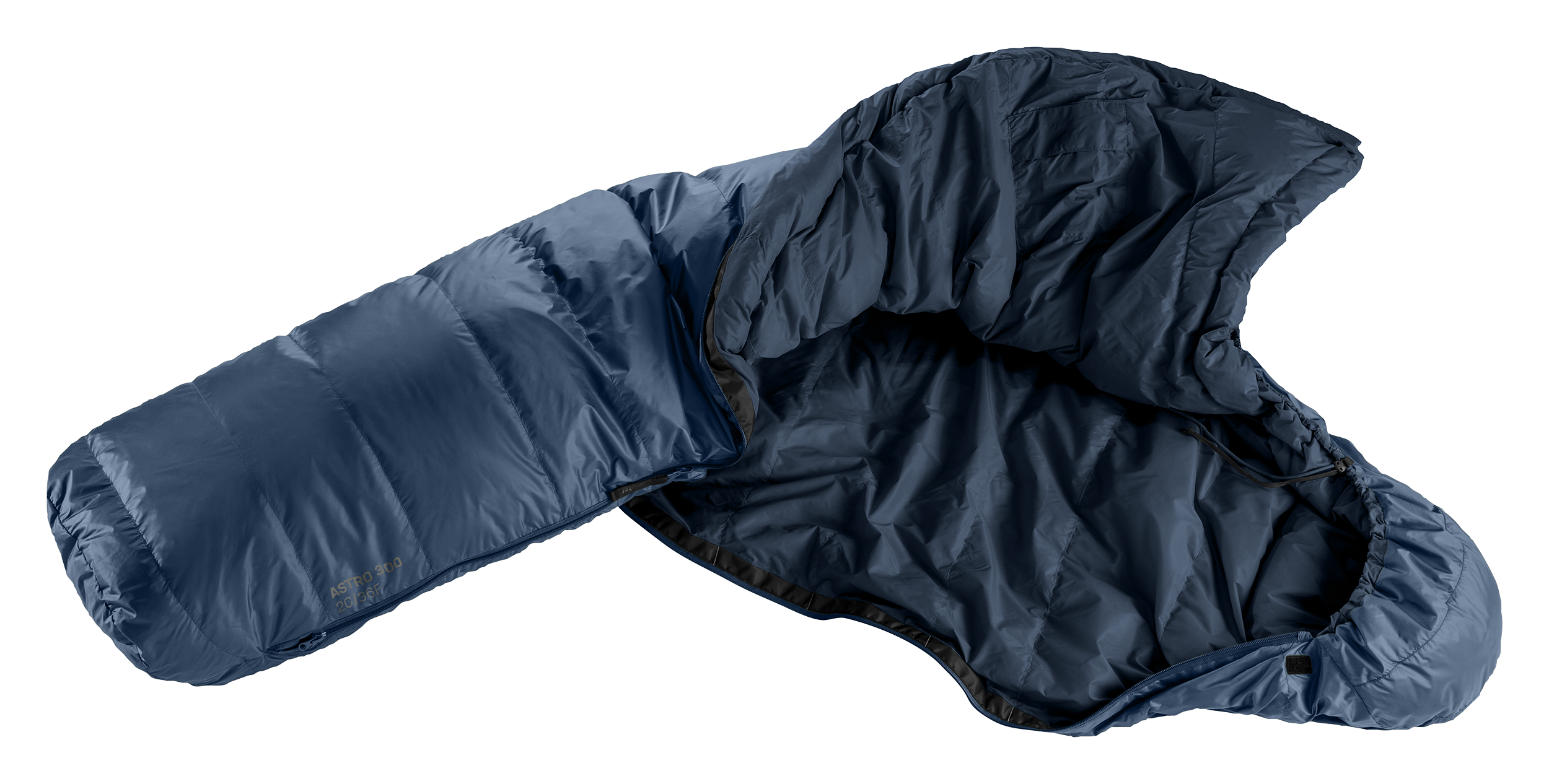 Deuter Astro 300 Sac De Couchage Duvet Unisex-Adulte – Linden-Ink, Fermeture à Gauche – Nuits Chaudes Garanties