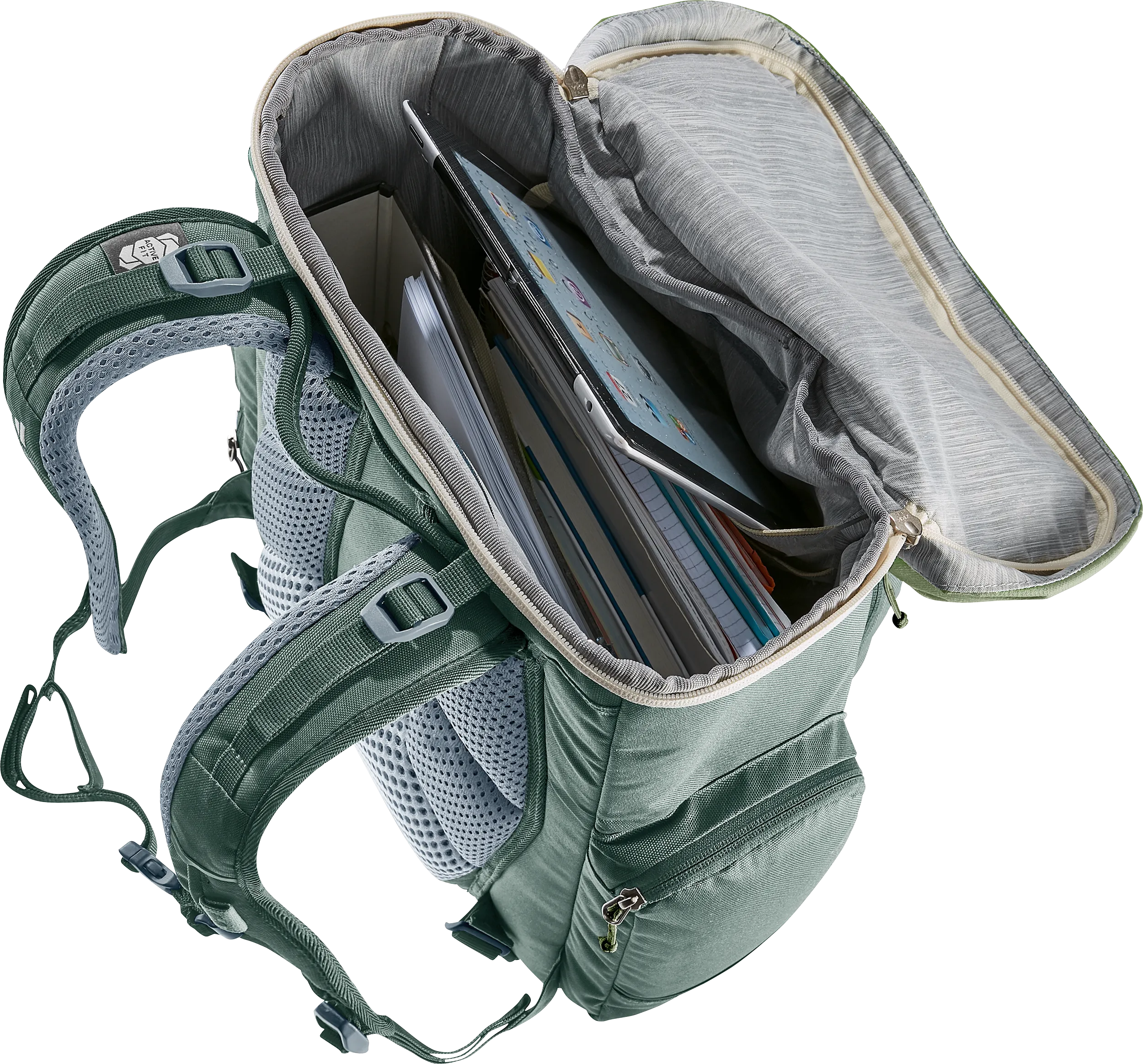 Scula - School backpacks - ivy khaki