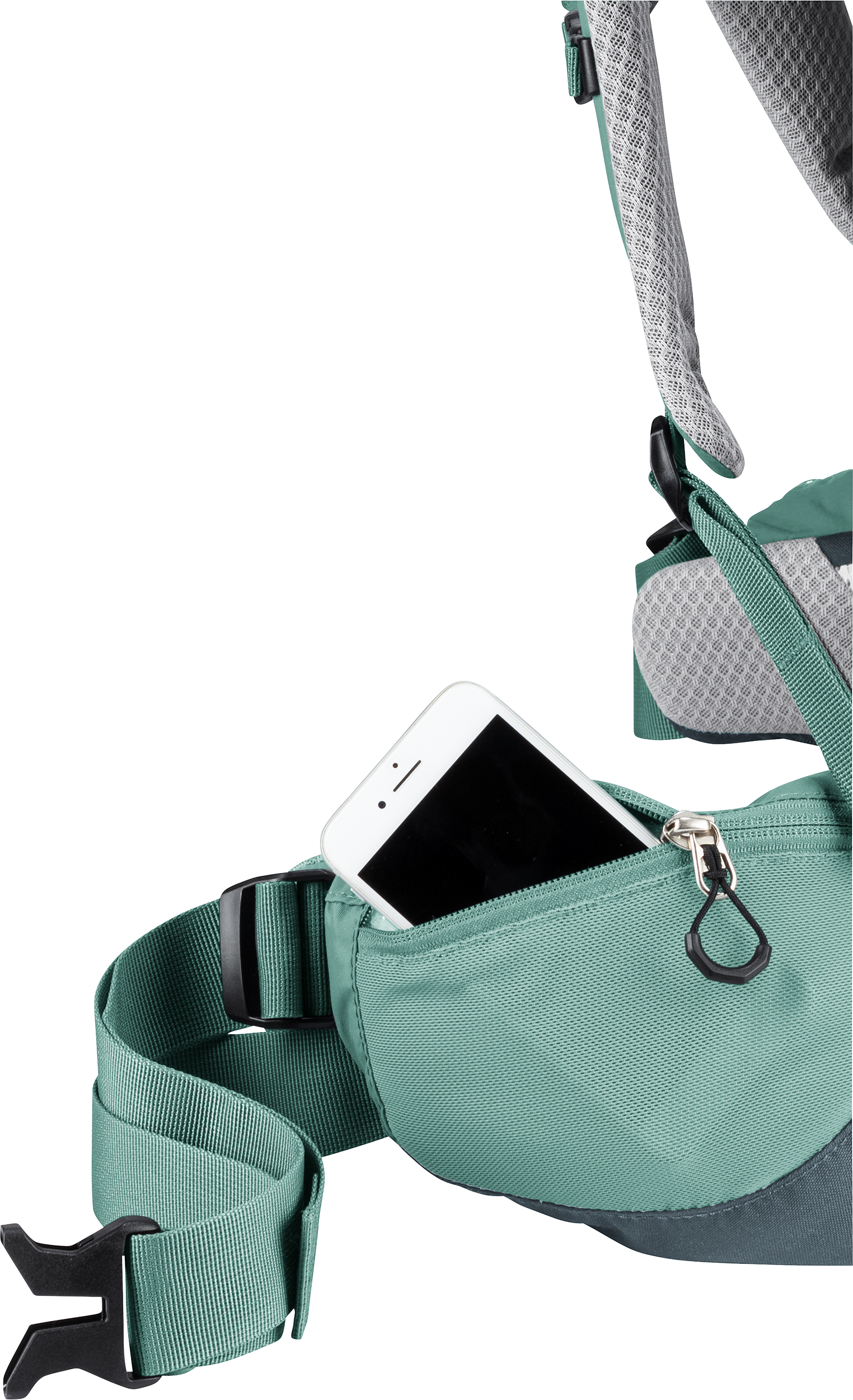 hip pack, waist bag, fanny pack, phone pocket, green strap, hip pack, waist bag, fanny pack, green, phone pocket