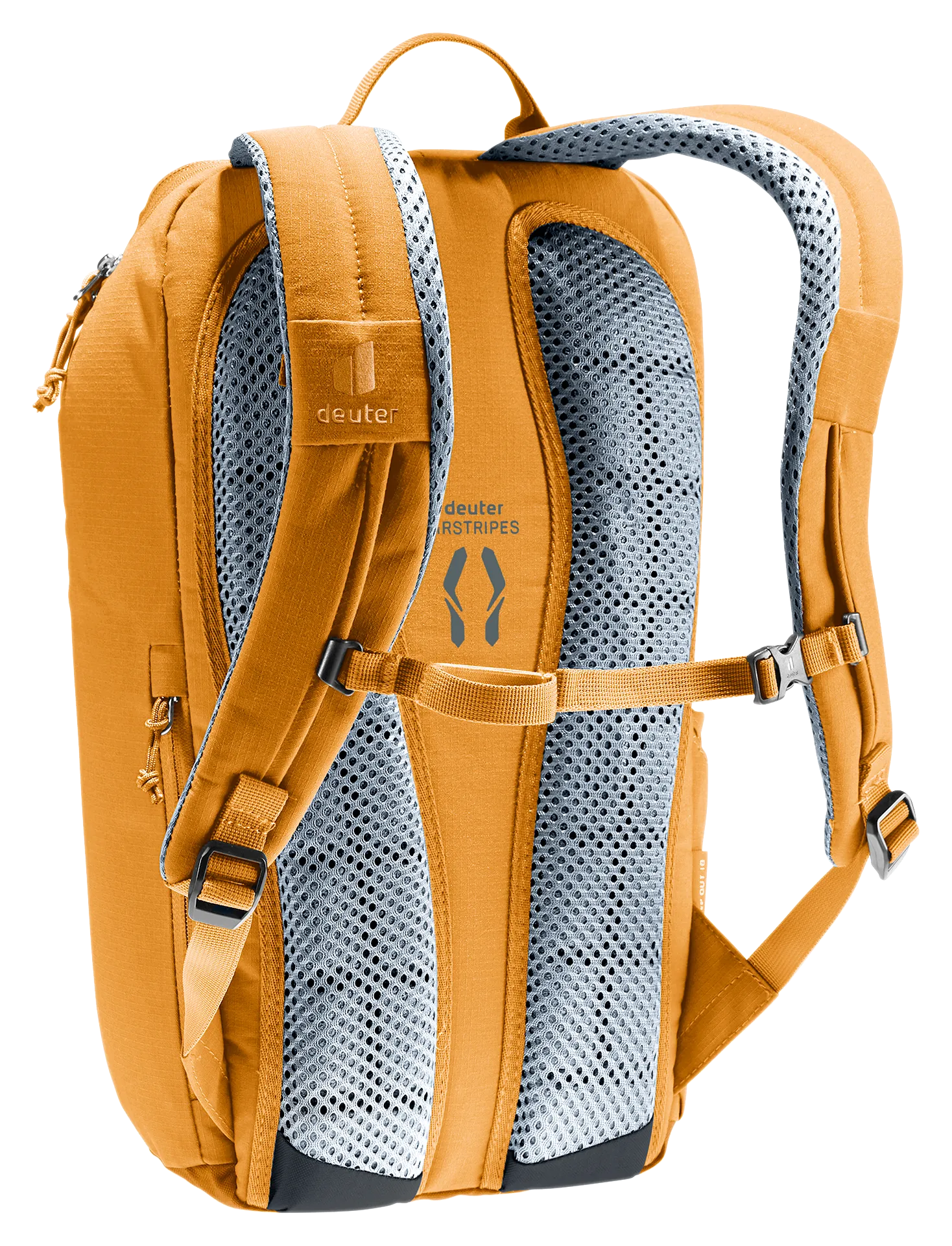 Bag, Backpack, backpack, orange, shoulder strap, mesh padding, hydration compatibility