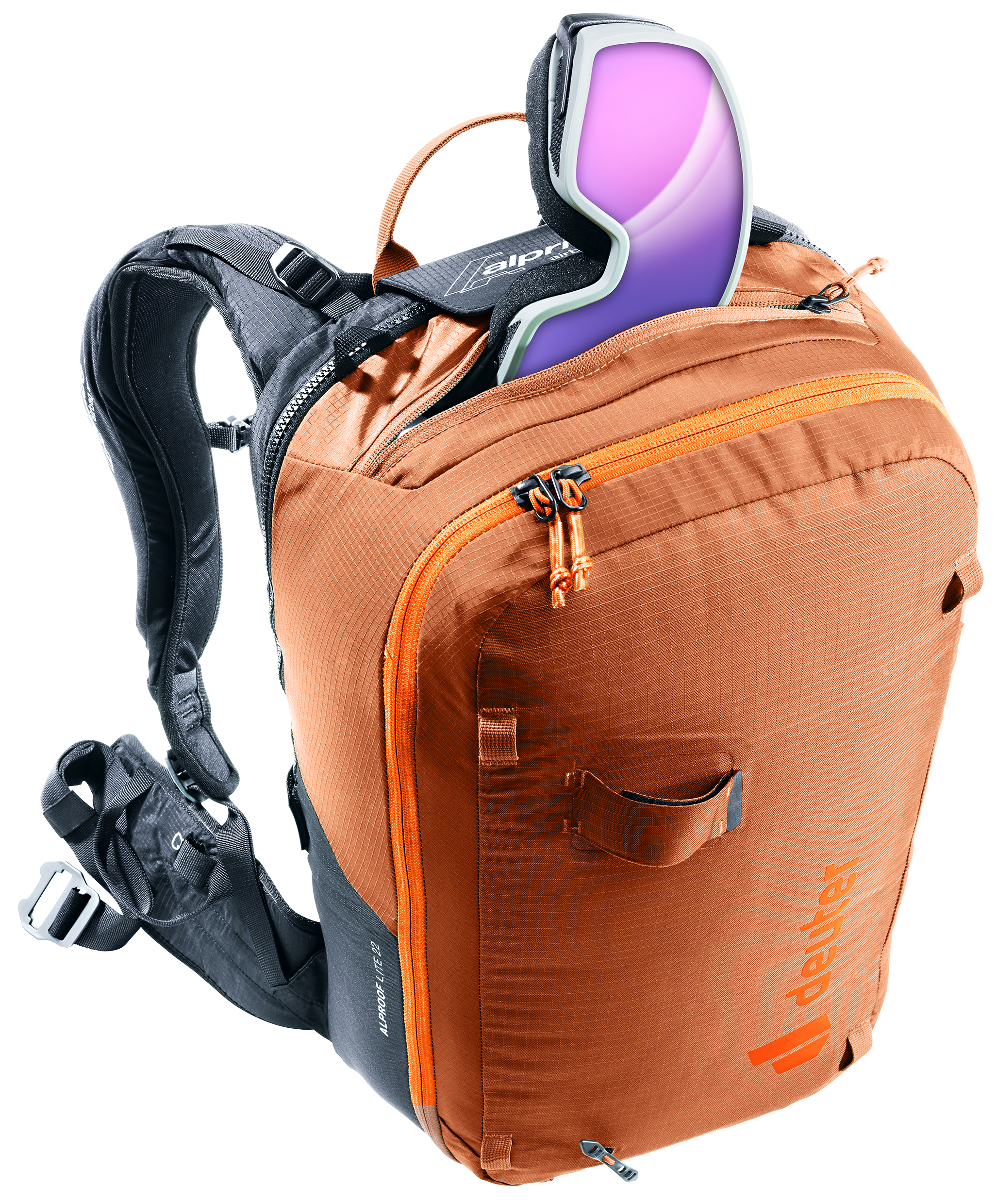 Alproof Lite 22 Alproof Lite 22 - Freeride backpacks - chestnut black
