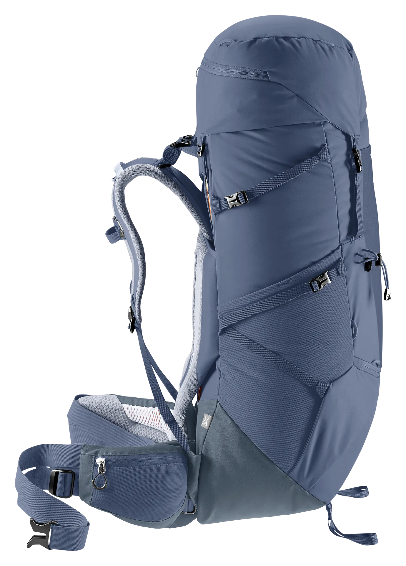 Bag, Backpack, backpack, hiking, outdoor, blue, backpack with waist belt