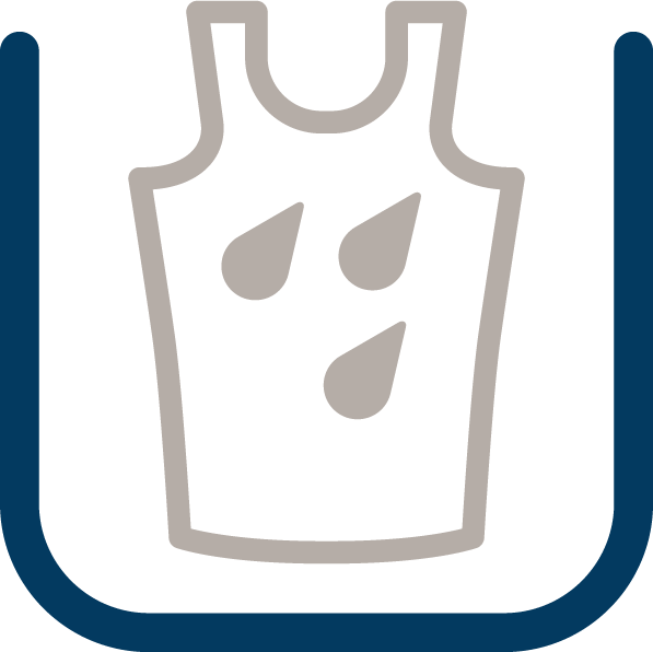 Innenfach für Nasswäsche