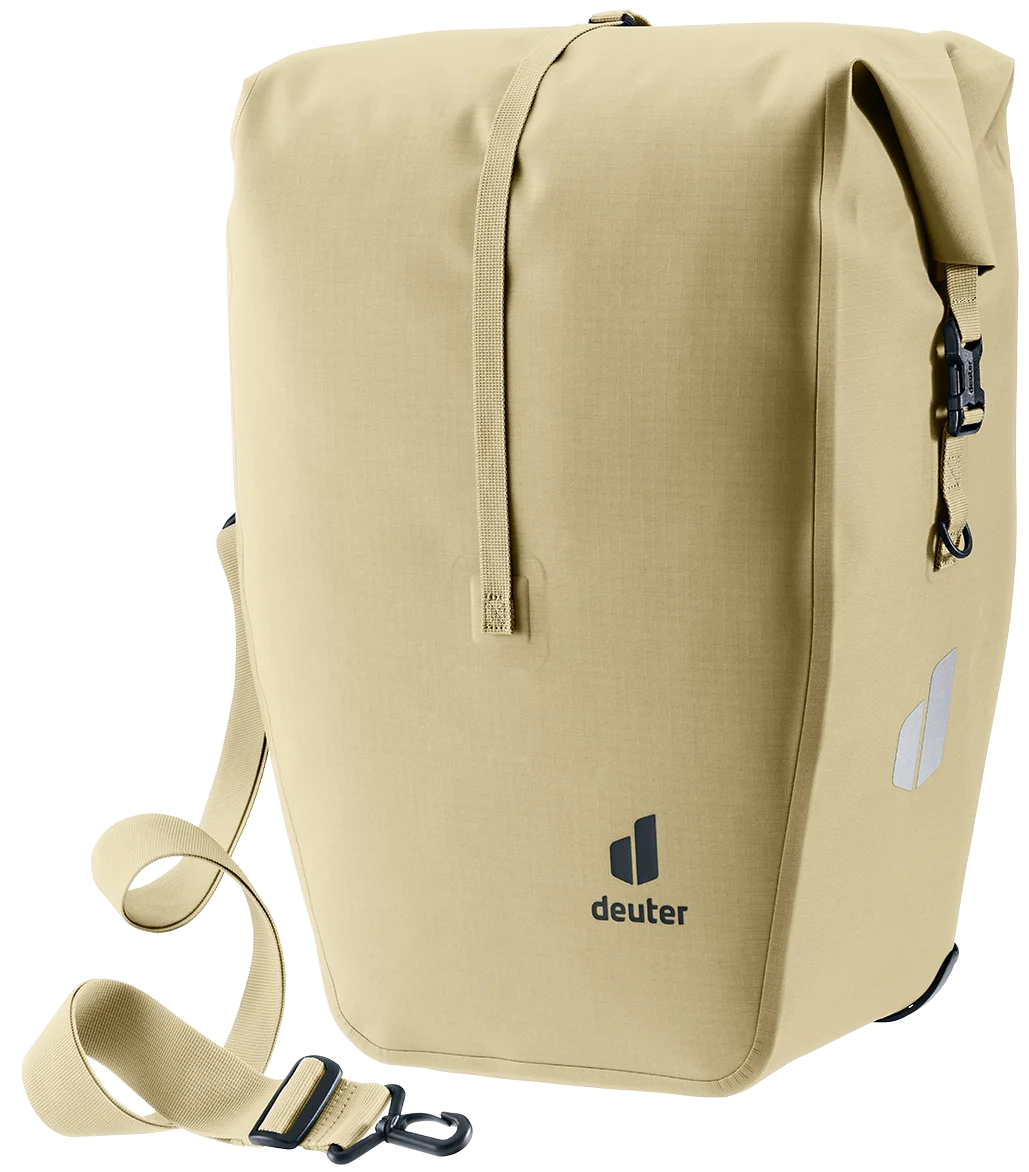 backpack, shoulder strap, beige, monosling, water-resistant