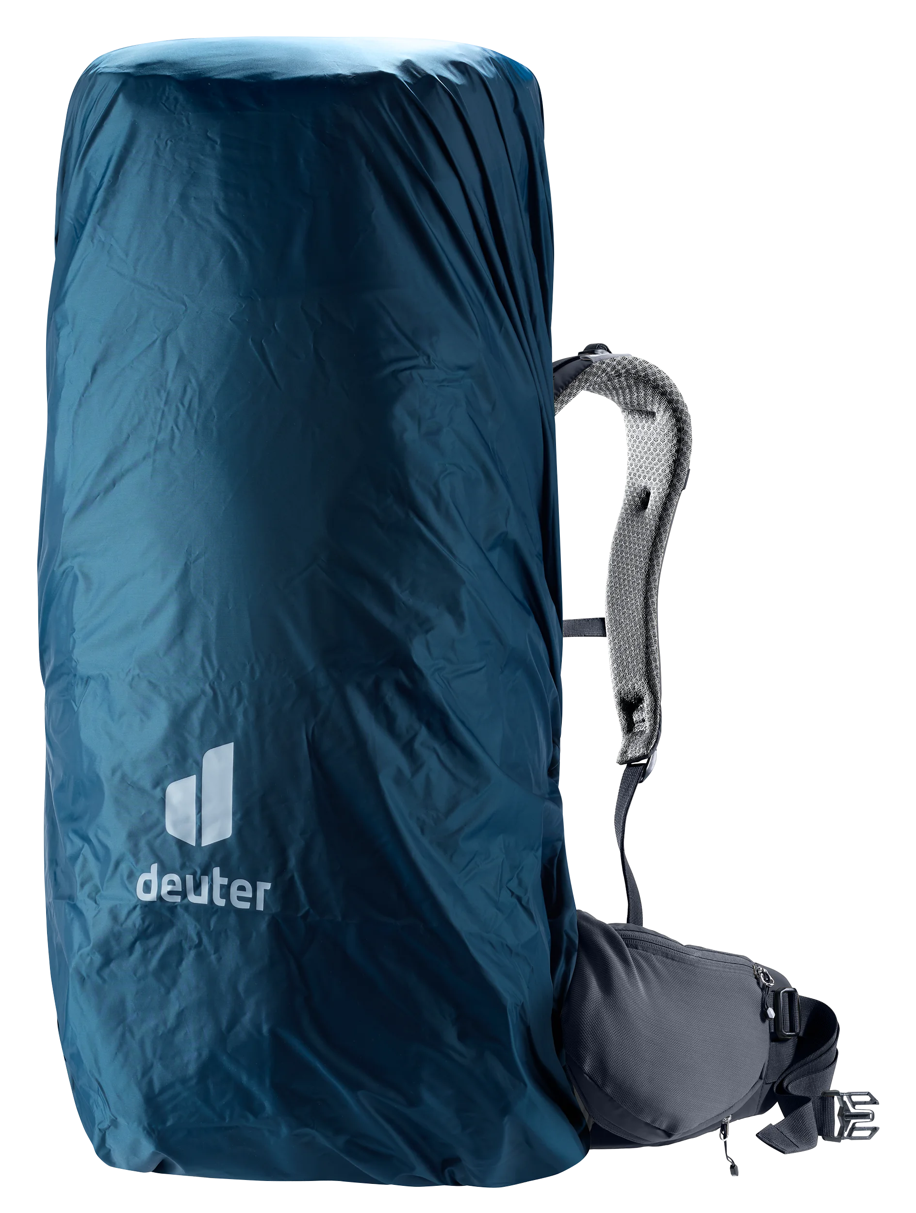 rain cover, backpack, ultralight, blue, deuter